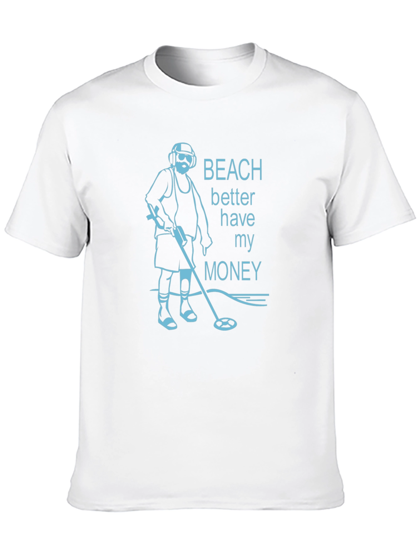 Beach Better Have My Money Graphic Tee - Black