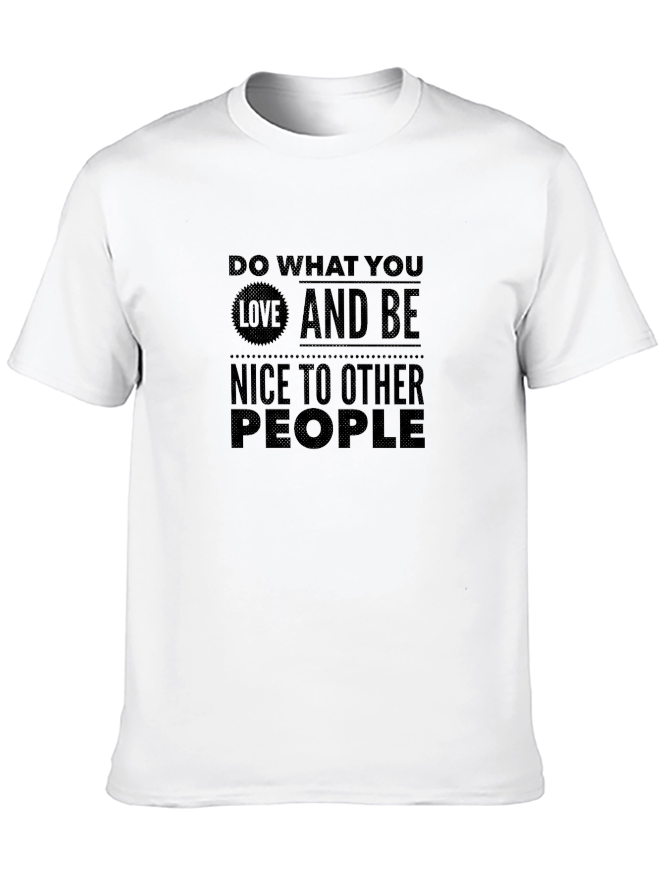 Do What You Love Graphic Tee - Black