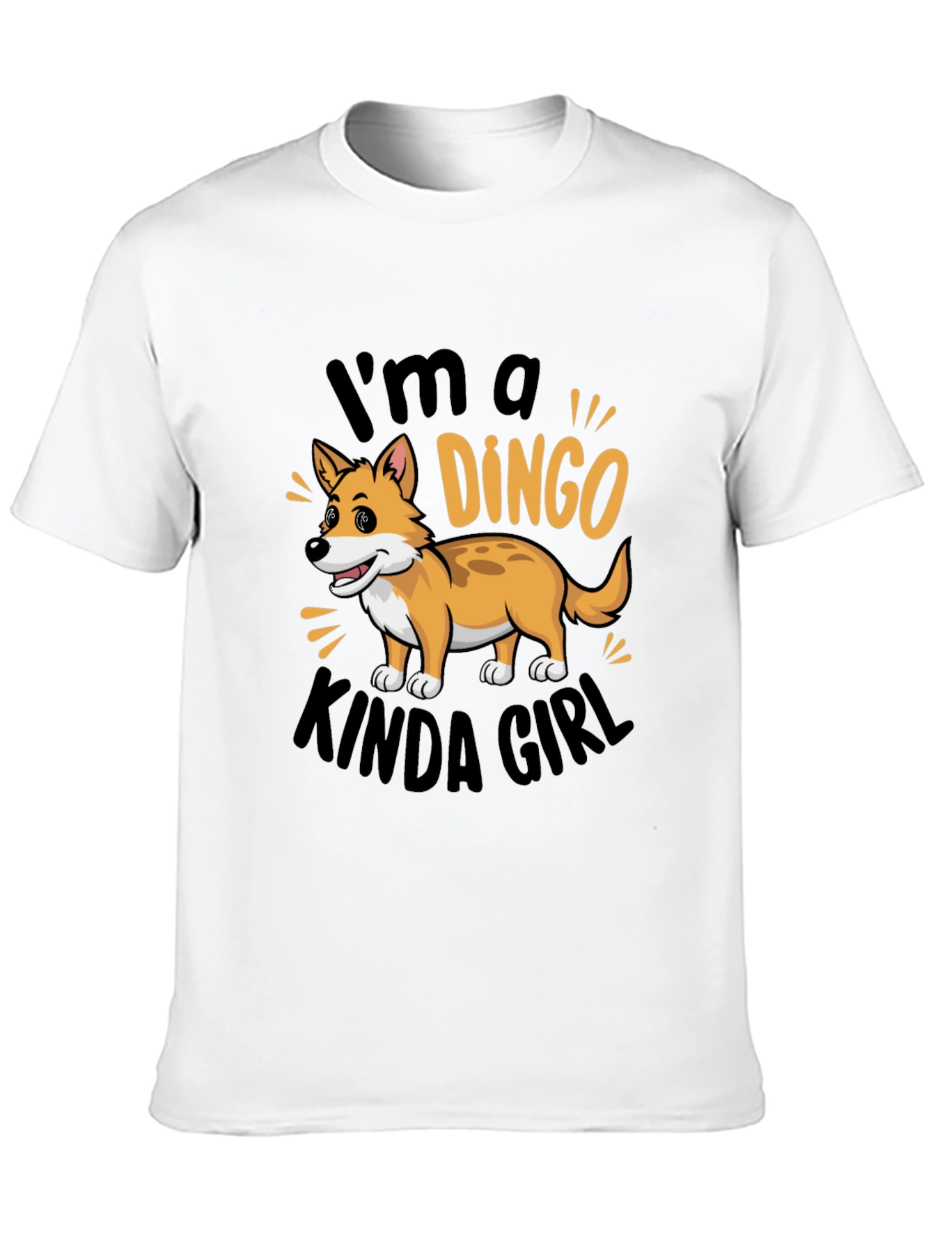 Dingo Kinda Girl T-Shirt: Trendy Animal Lover Tee