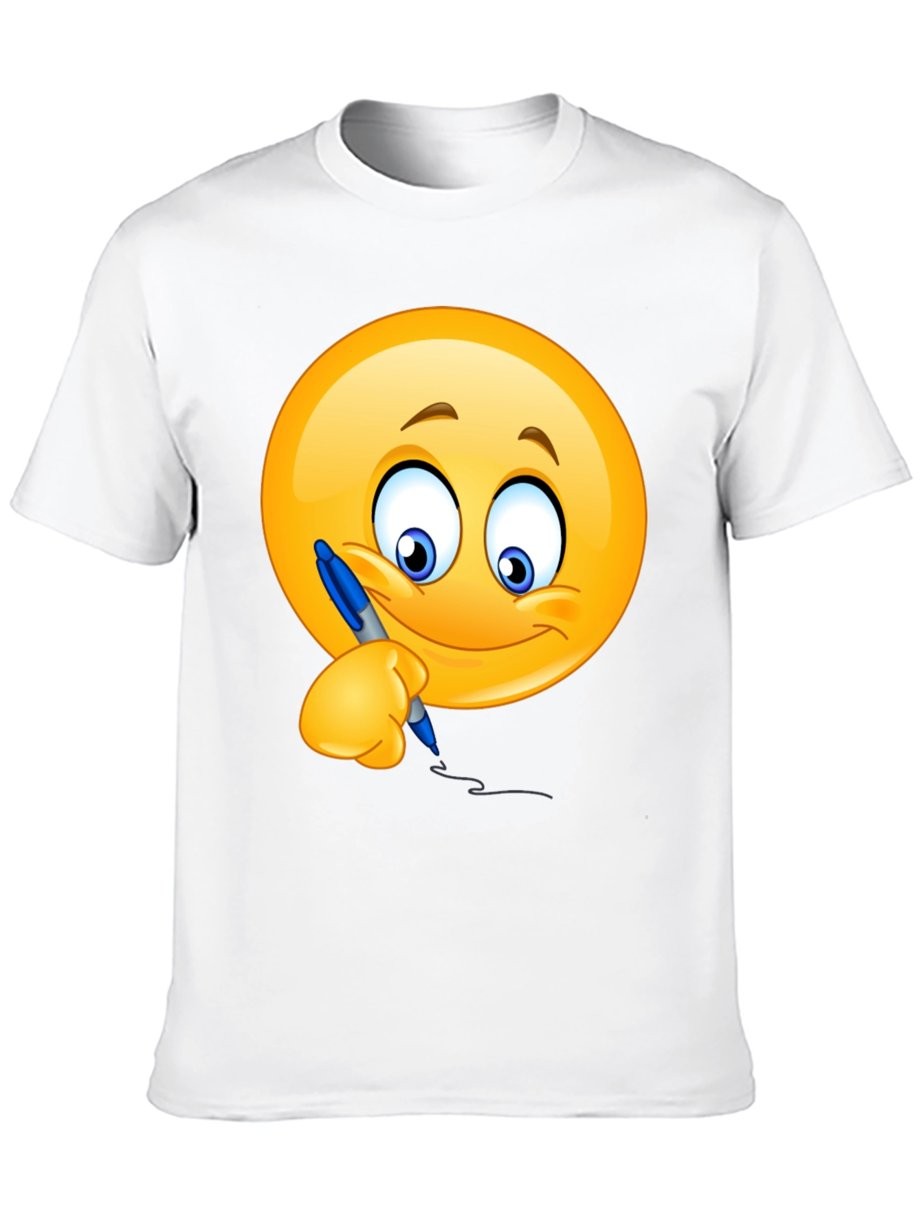 Emoji Writer Graphic T-Shirt - Fun & Expressive Tee