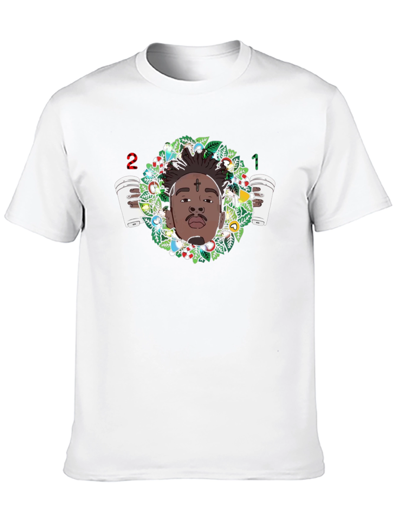 21 Savage Christmas Wreath T-Shirt