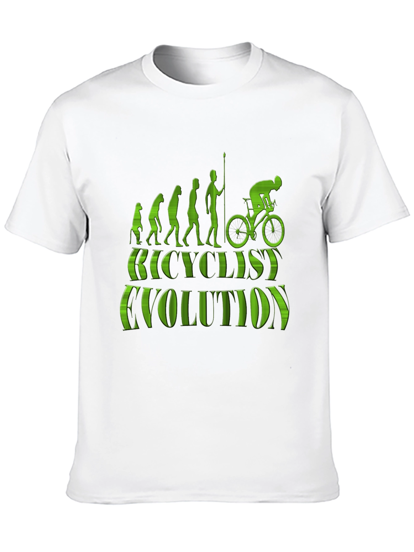 Bicyclist Evolution Graphic T-Shirt