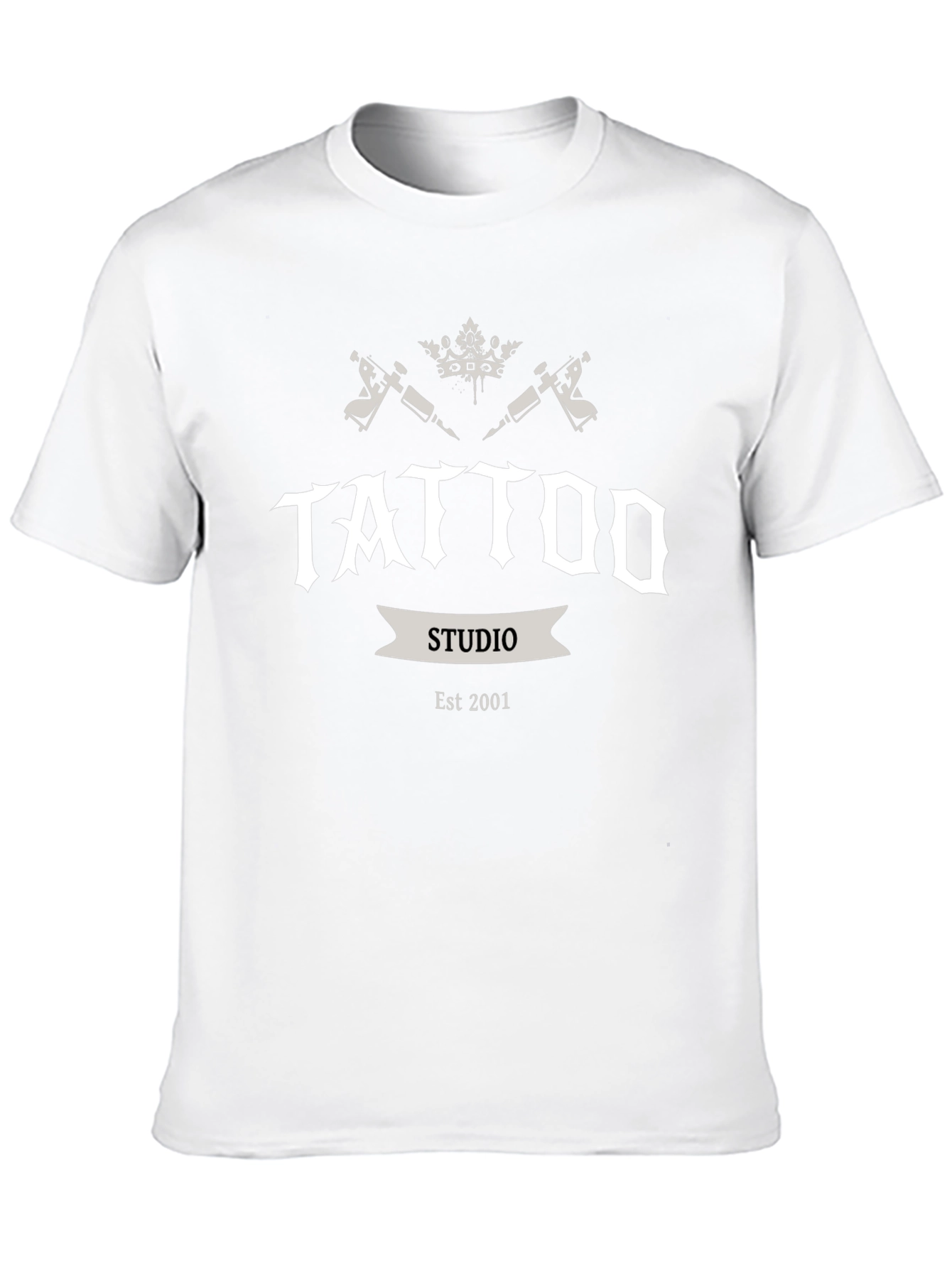 Tattoo Studio Est 2001 Black Graphic T-Shirt
