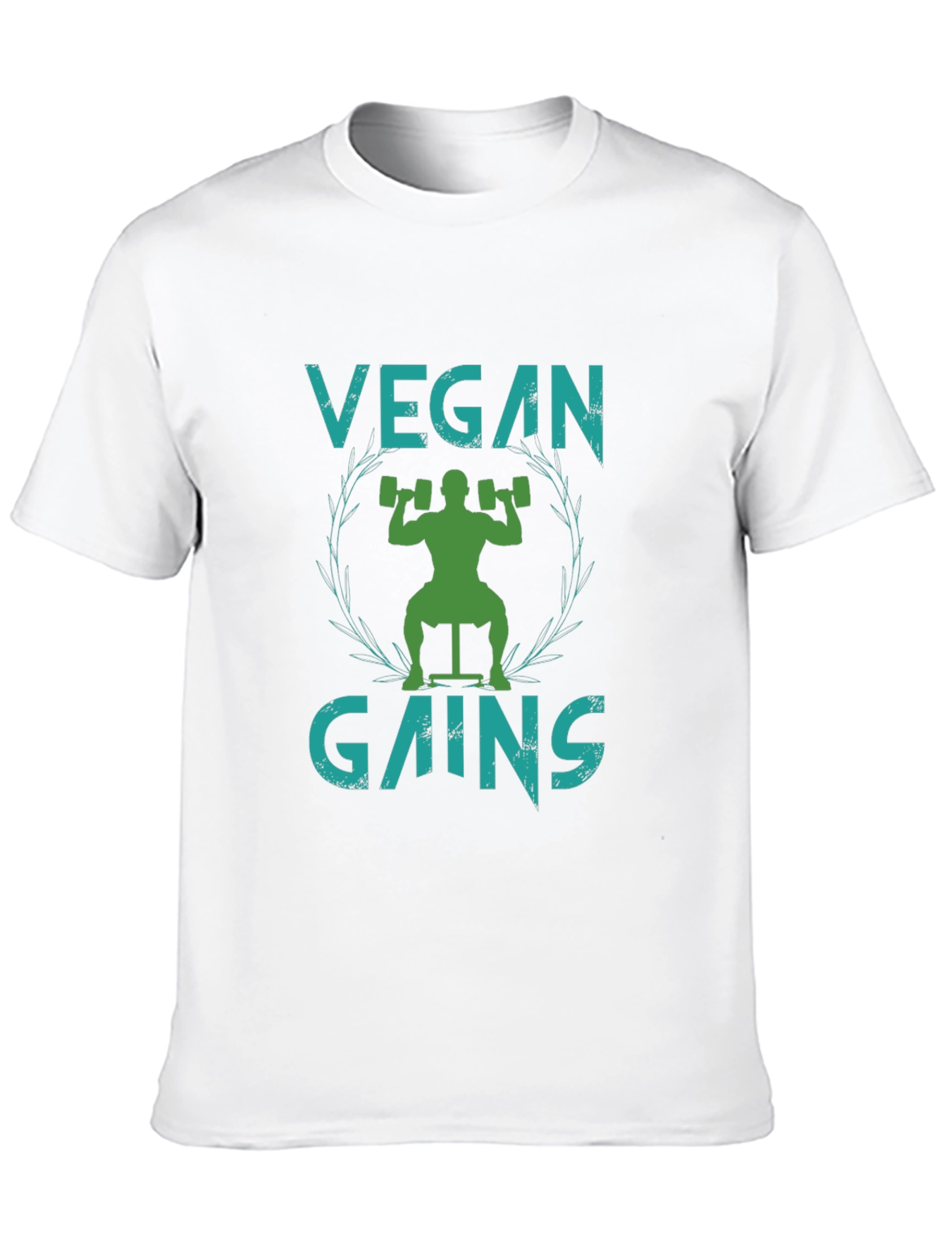 Vegan Gains T-Shirt - Plant-Based Fitness Tee