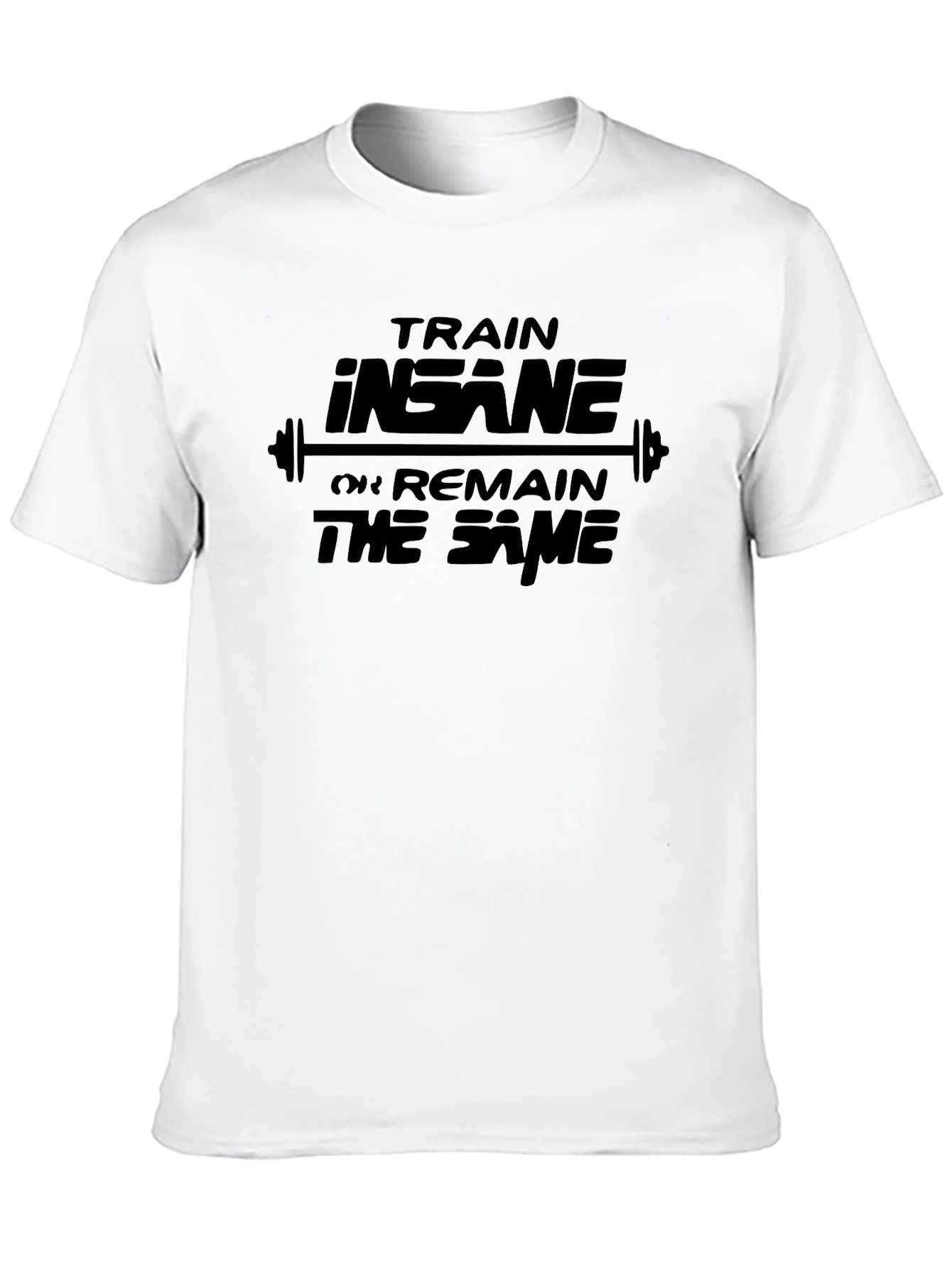 Train Insane Graphic Tee - Black Gym Shirt