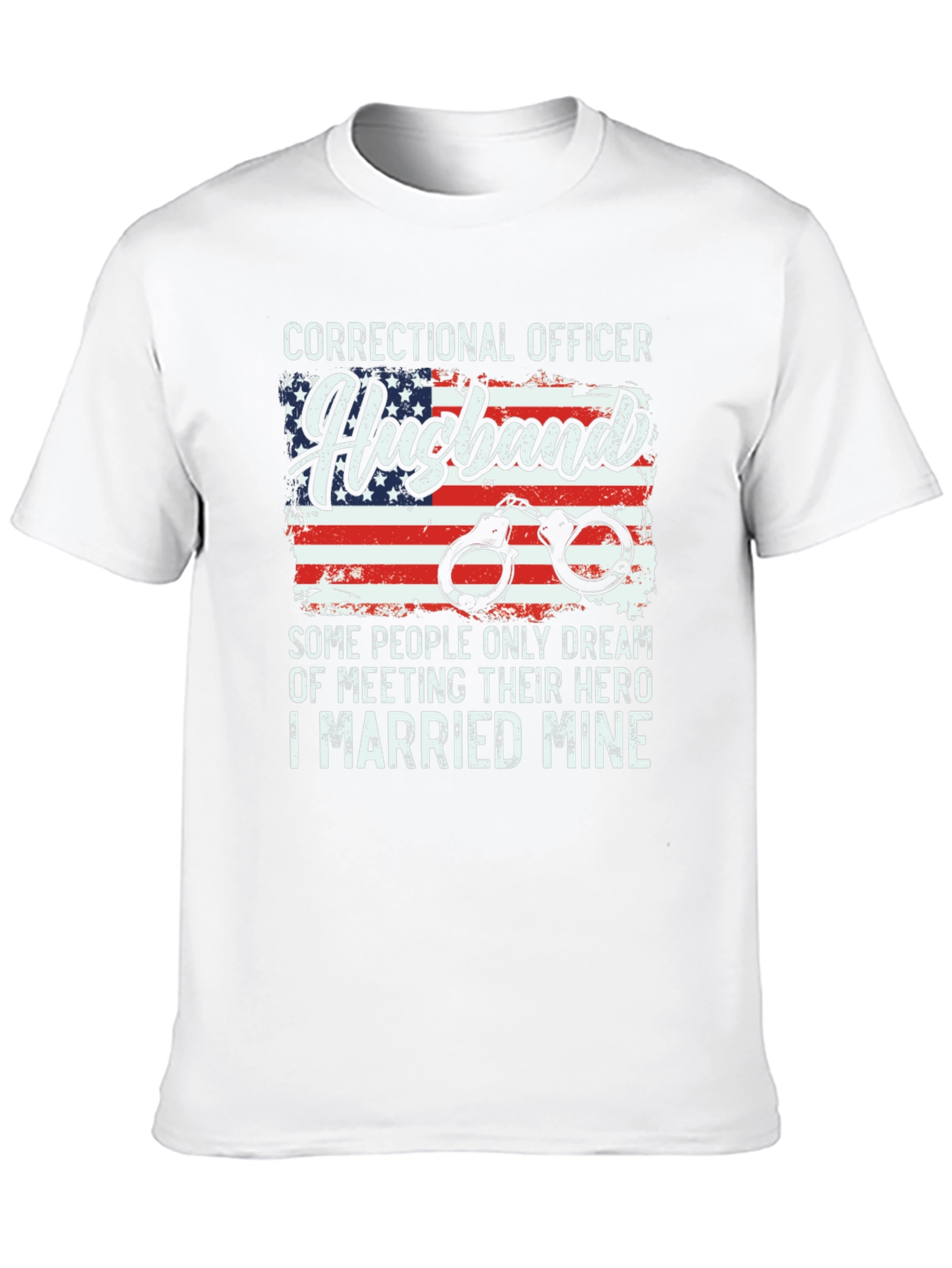 Correctional Officer Husband T-Shirt Hero Gift