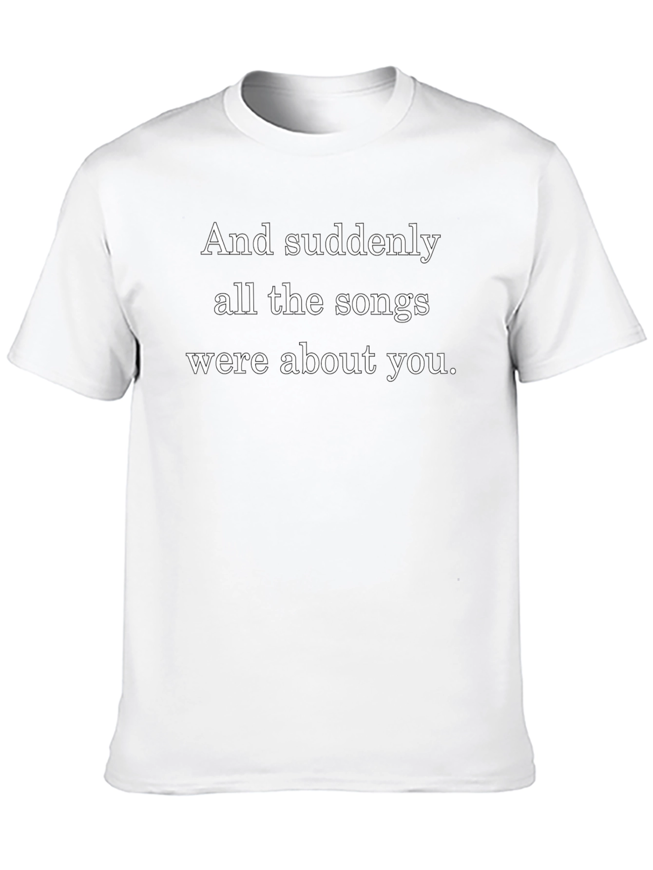 Song About You Graphic Tee - Trendy Casual Style