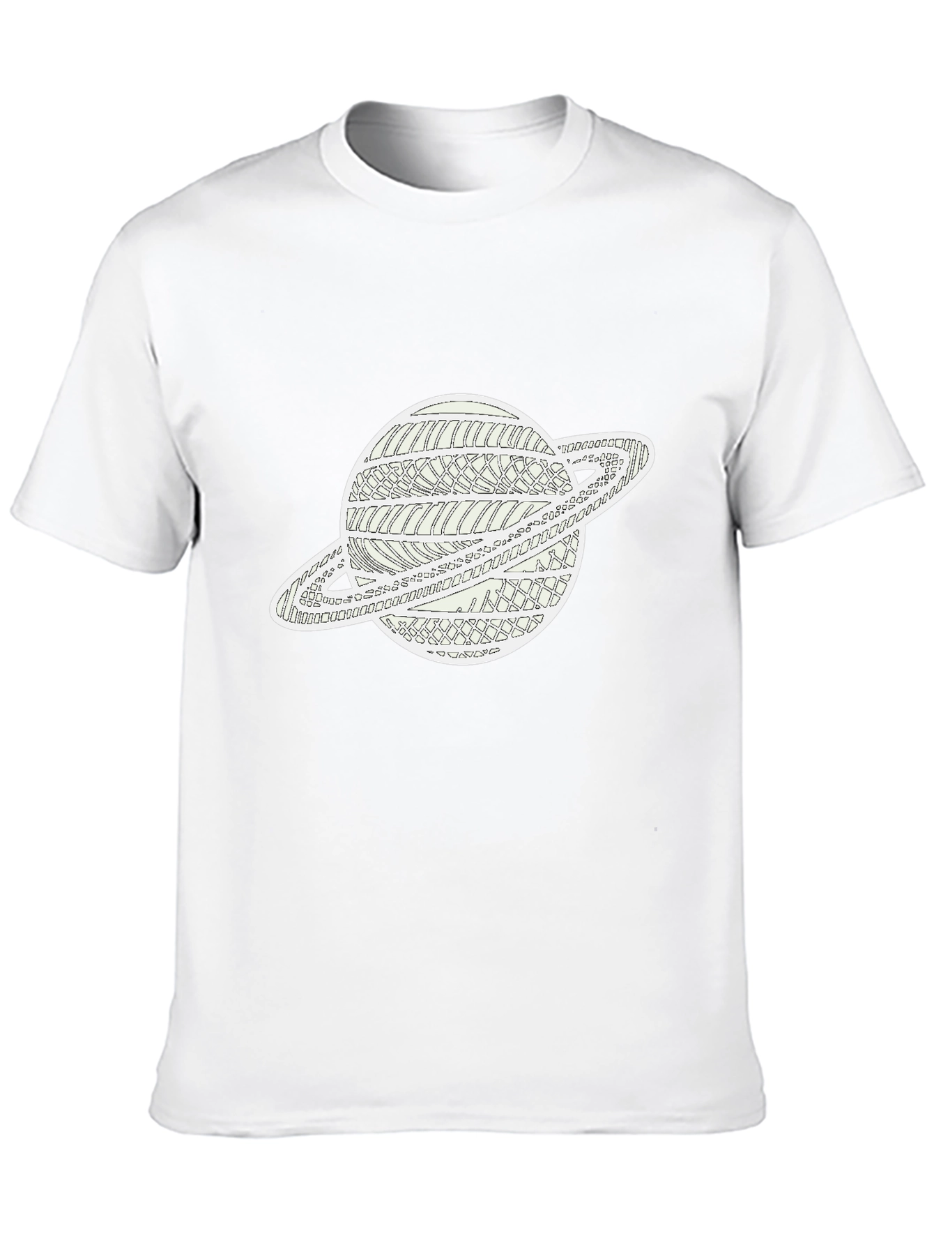 Saturn Graphic Black T-Shirt