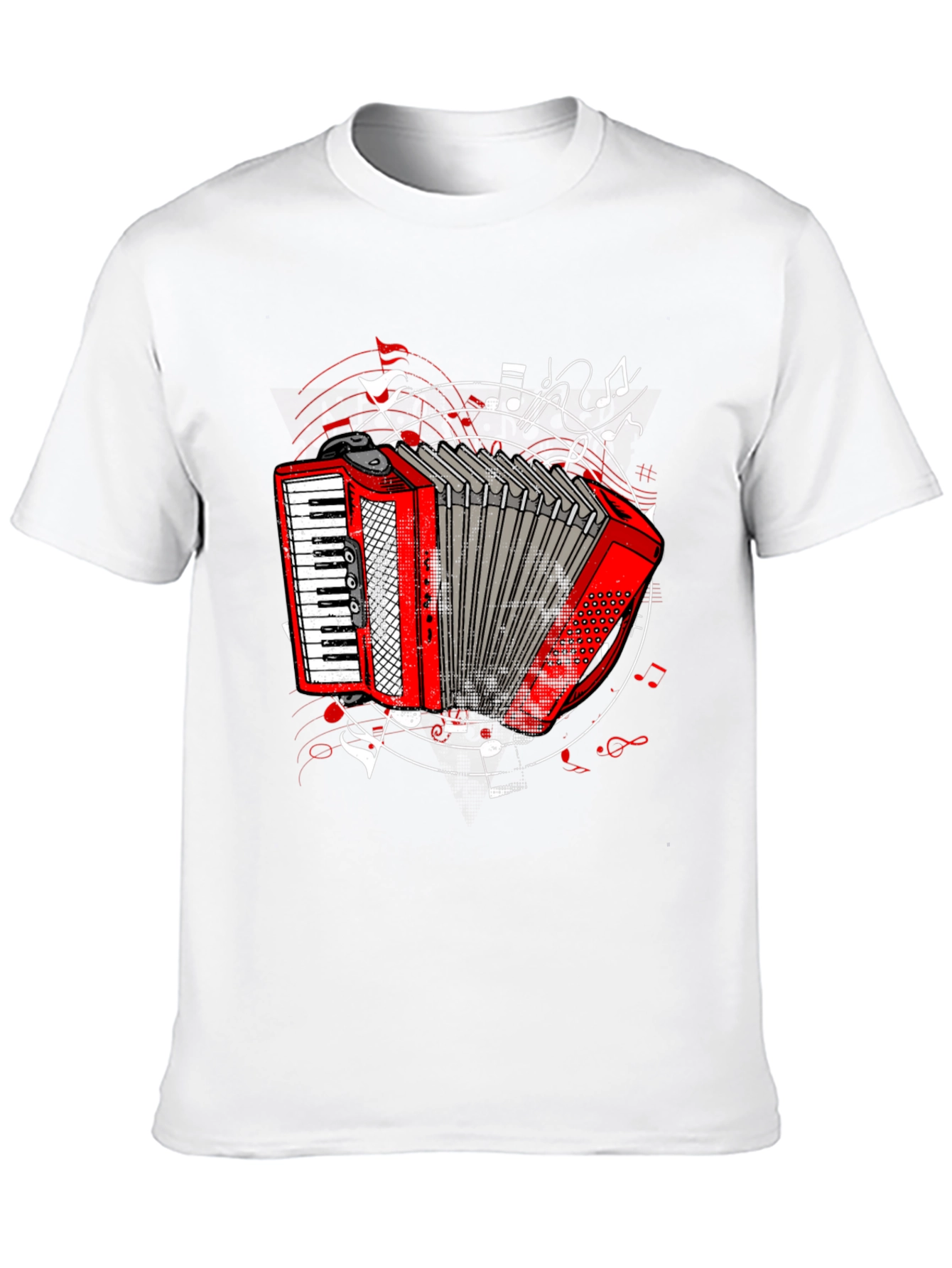 Accordion Graphic Black T-Shirt