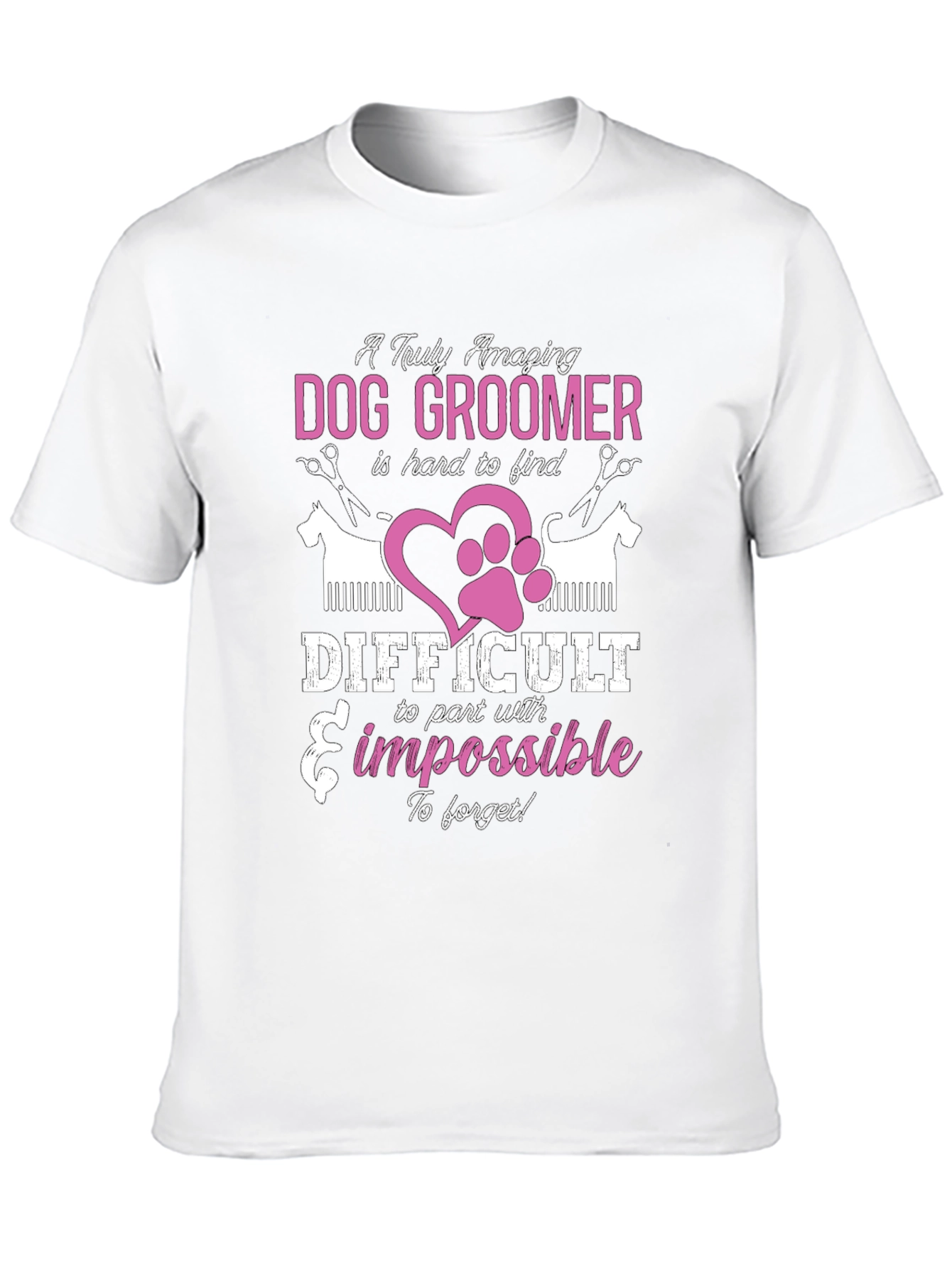 Amazing Dog Groomer Graphic T-Shirt