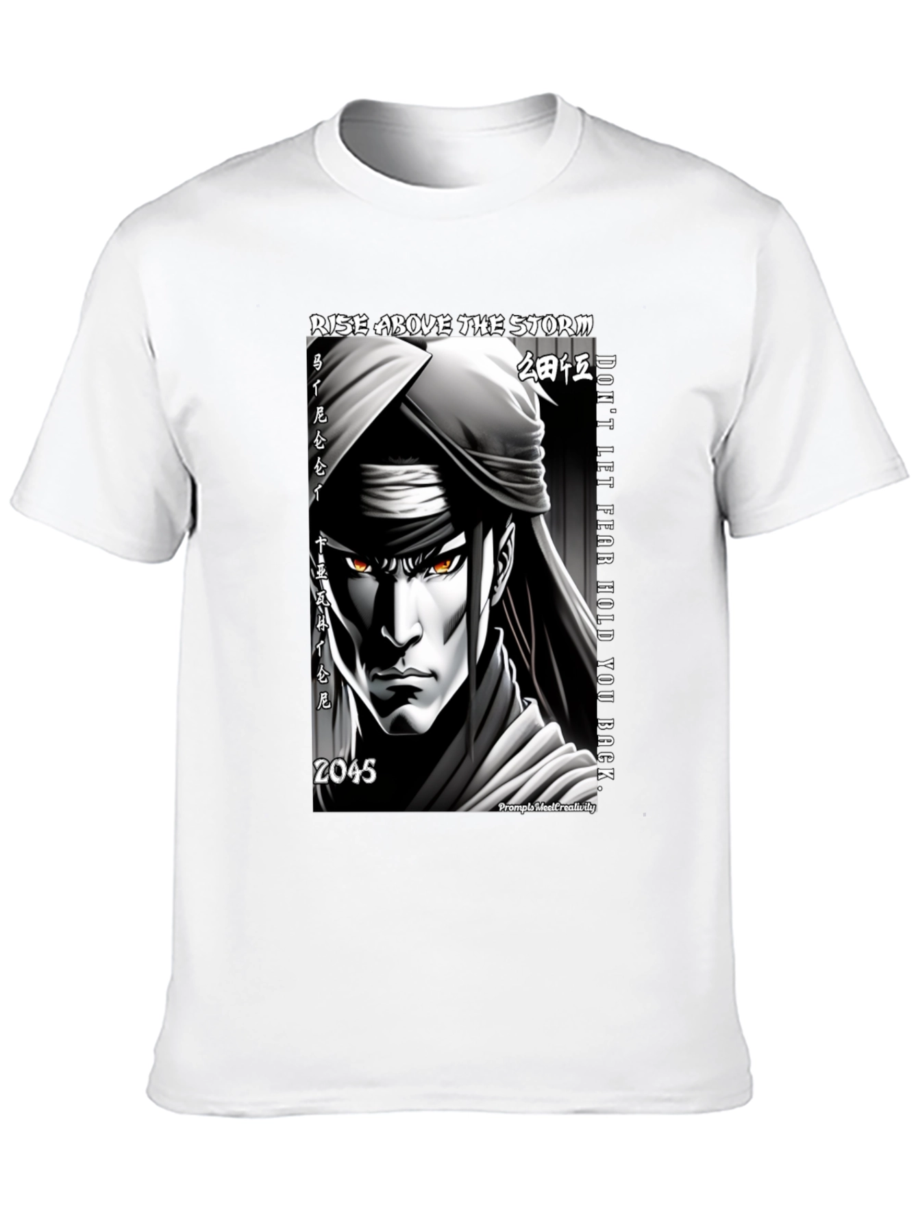 Anime Warrior Graphic Tee