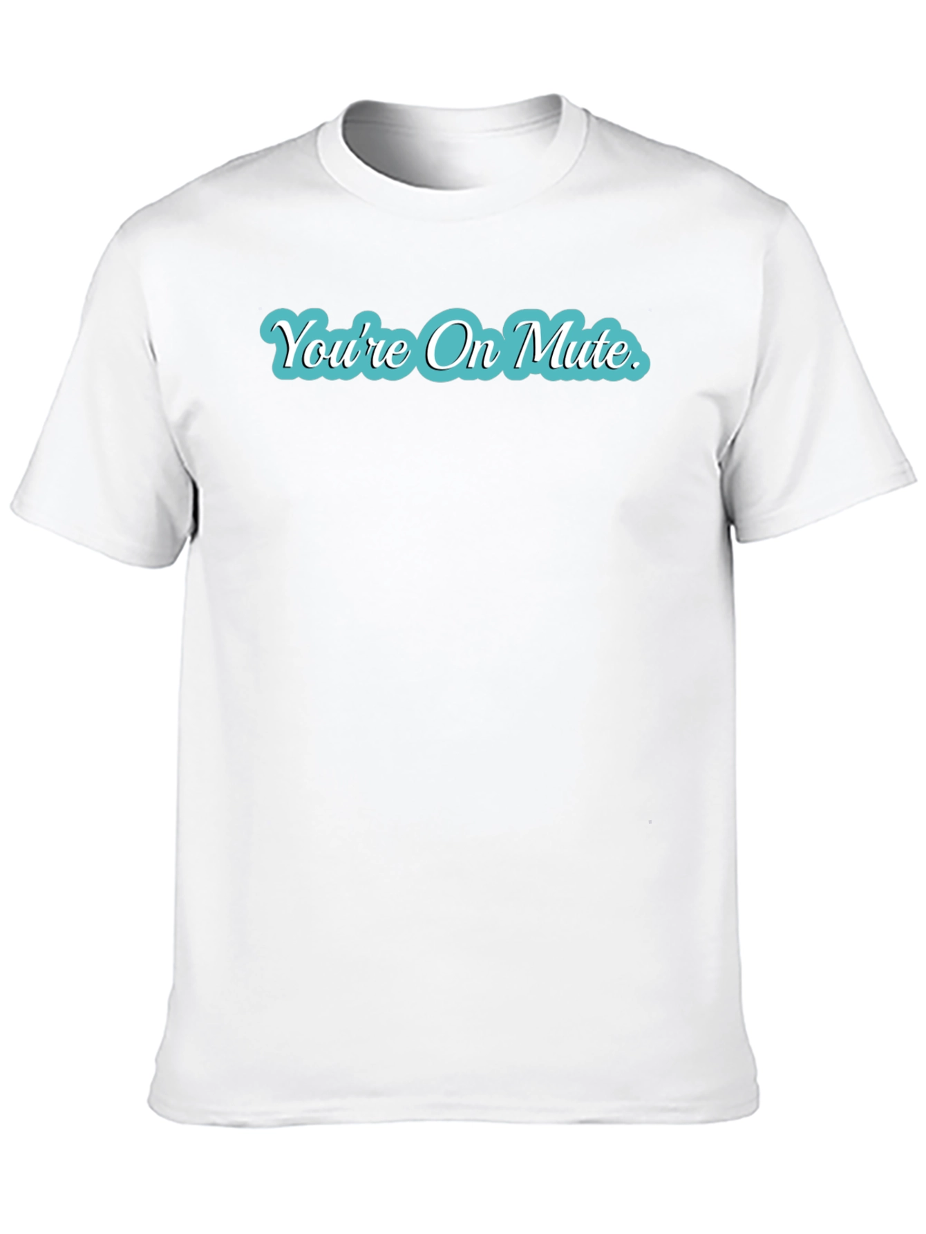 Youre On Mute Black Crew Neck T-Shirt