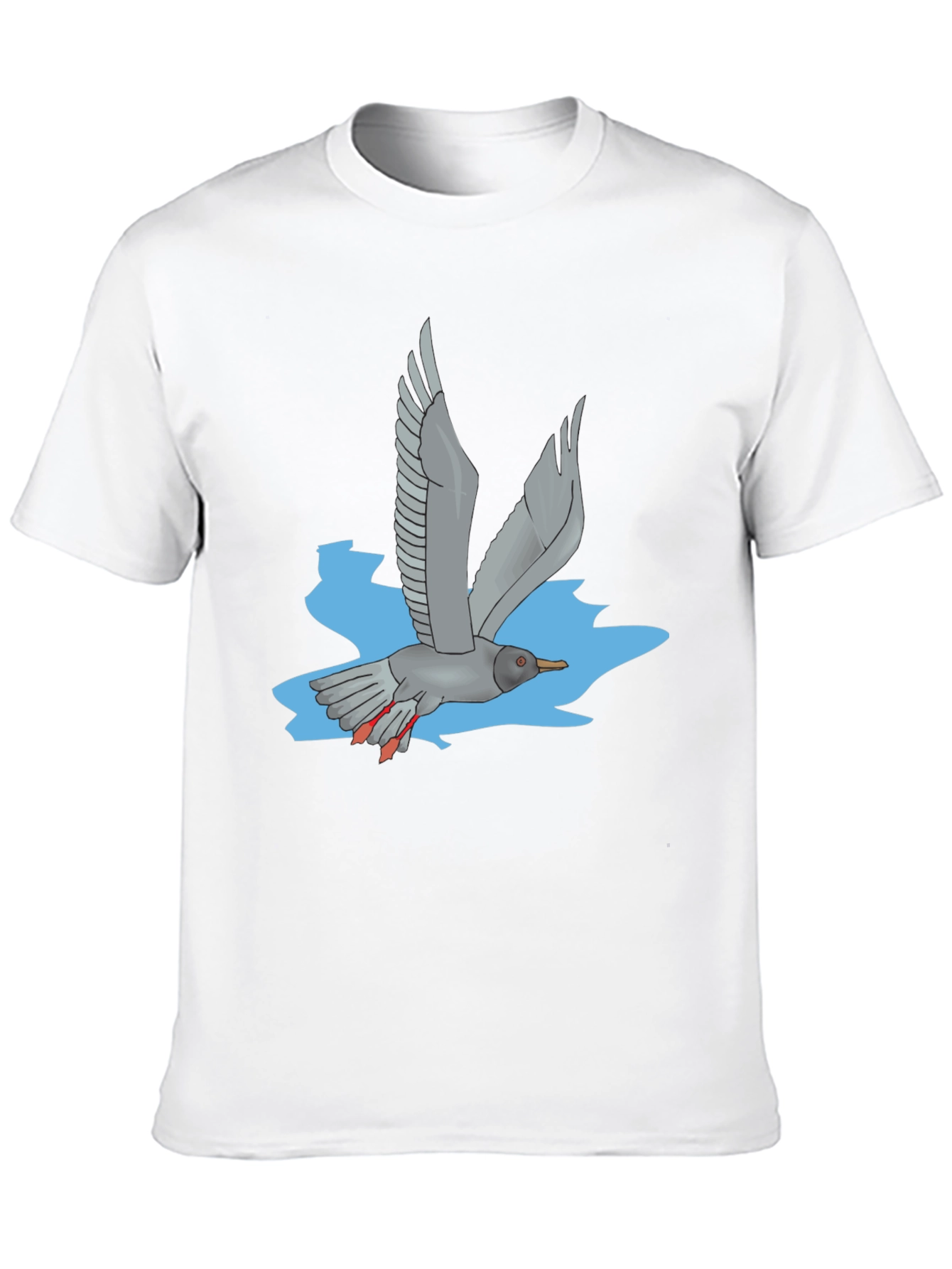 Seagull Graphic Black T-Shirt