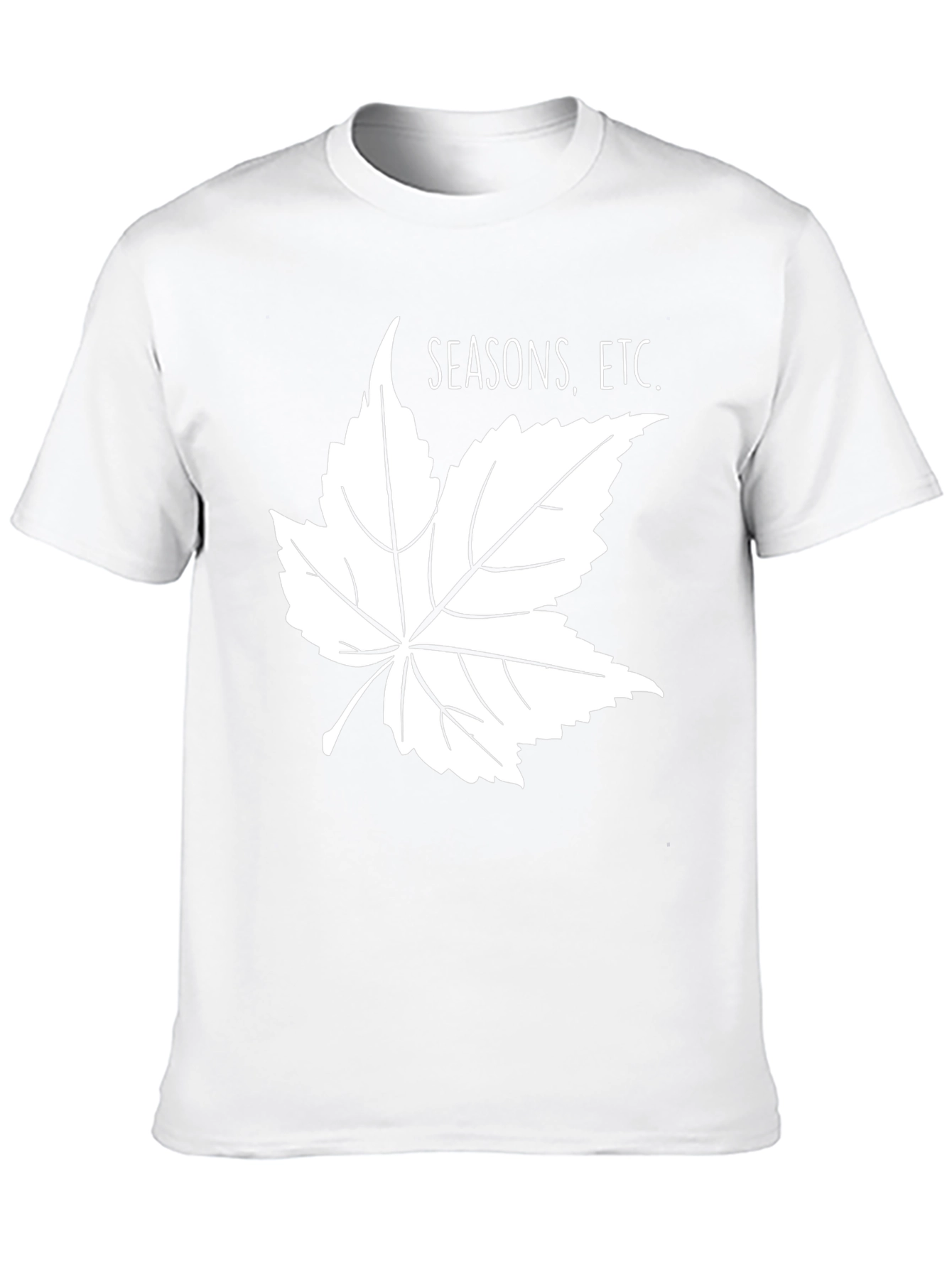 Seasons Etc. Graphic Tee - Black Cotton Blend