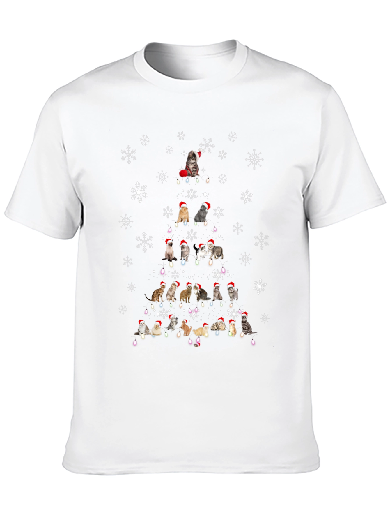 Cat Christmas Tree T-Shirt