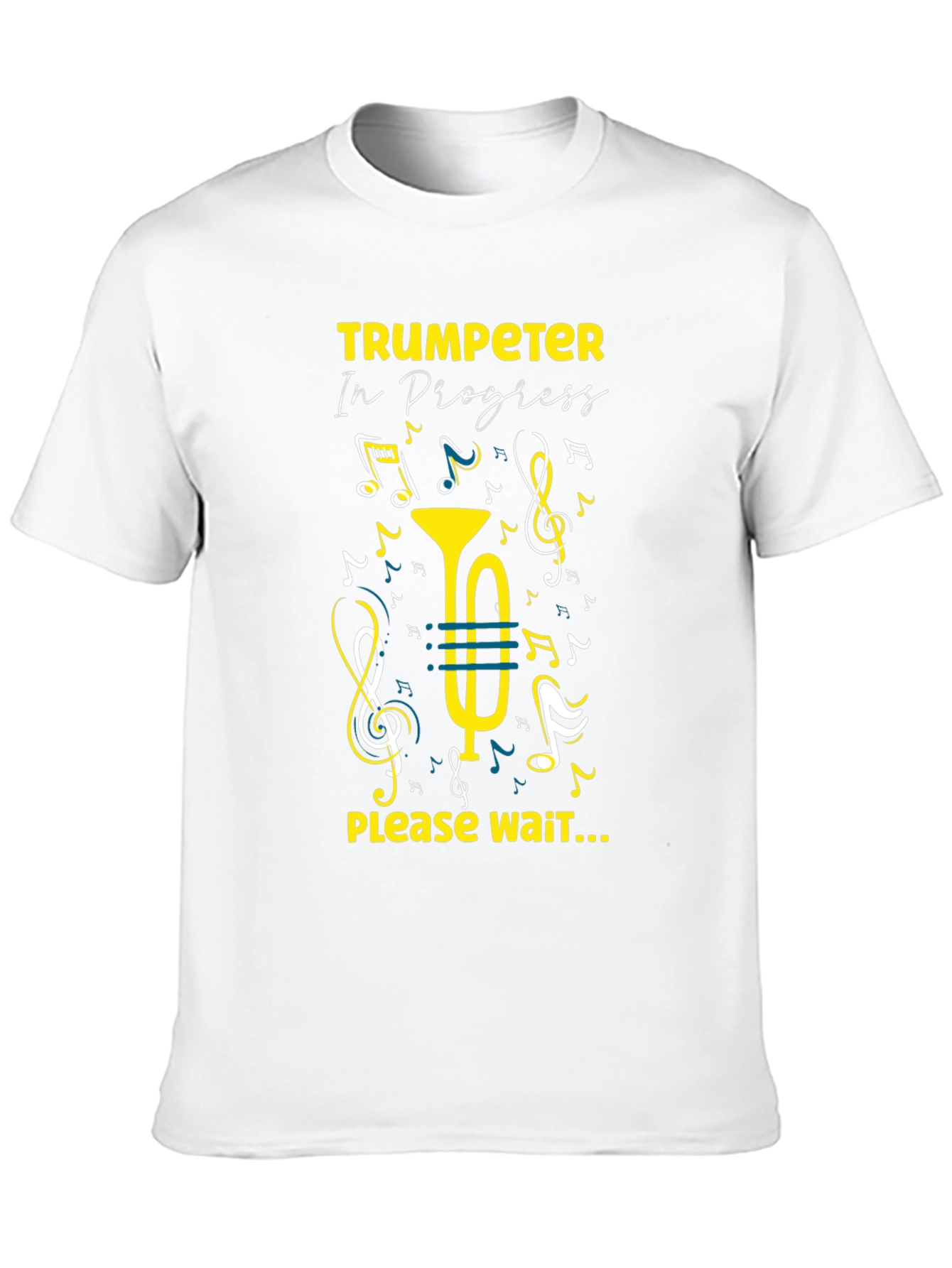 Trumpeter In Progress Graphic T-Shirt - Music Lover Tee