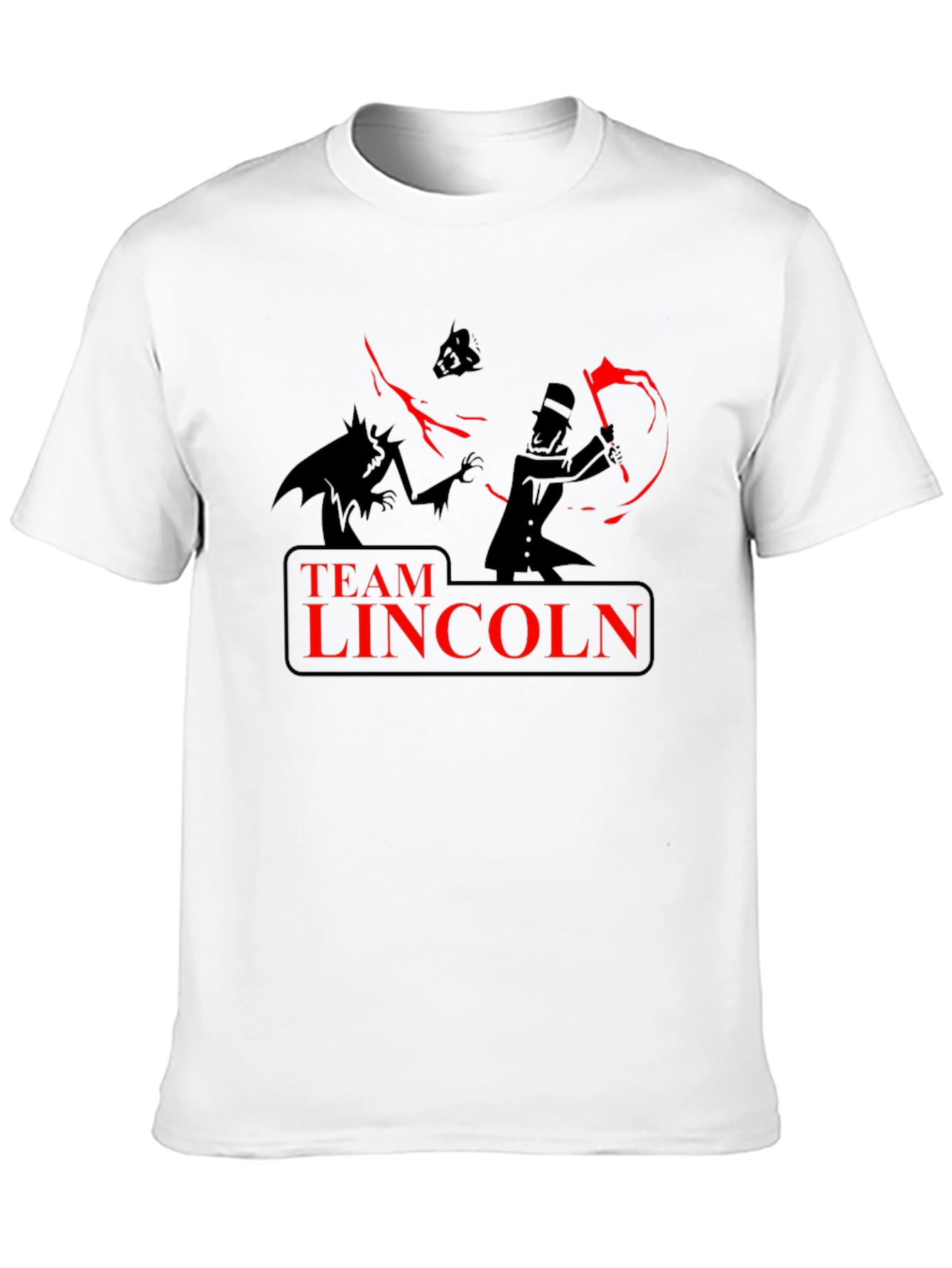 Team Lincoln T-Shirt Funny Vampire Hunter Graphic Tee