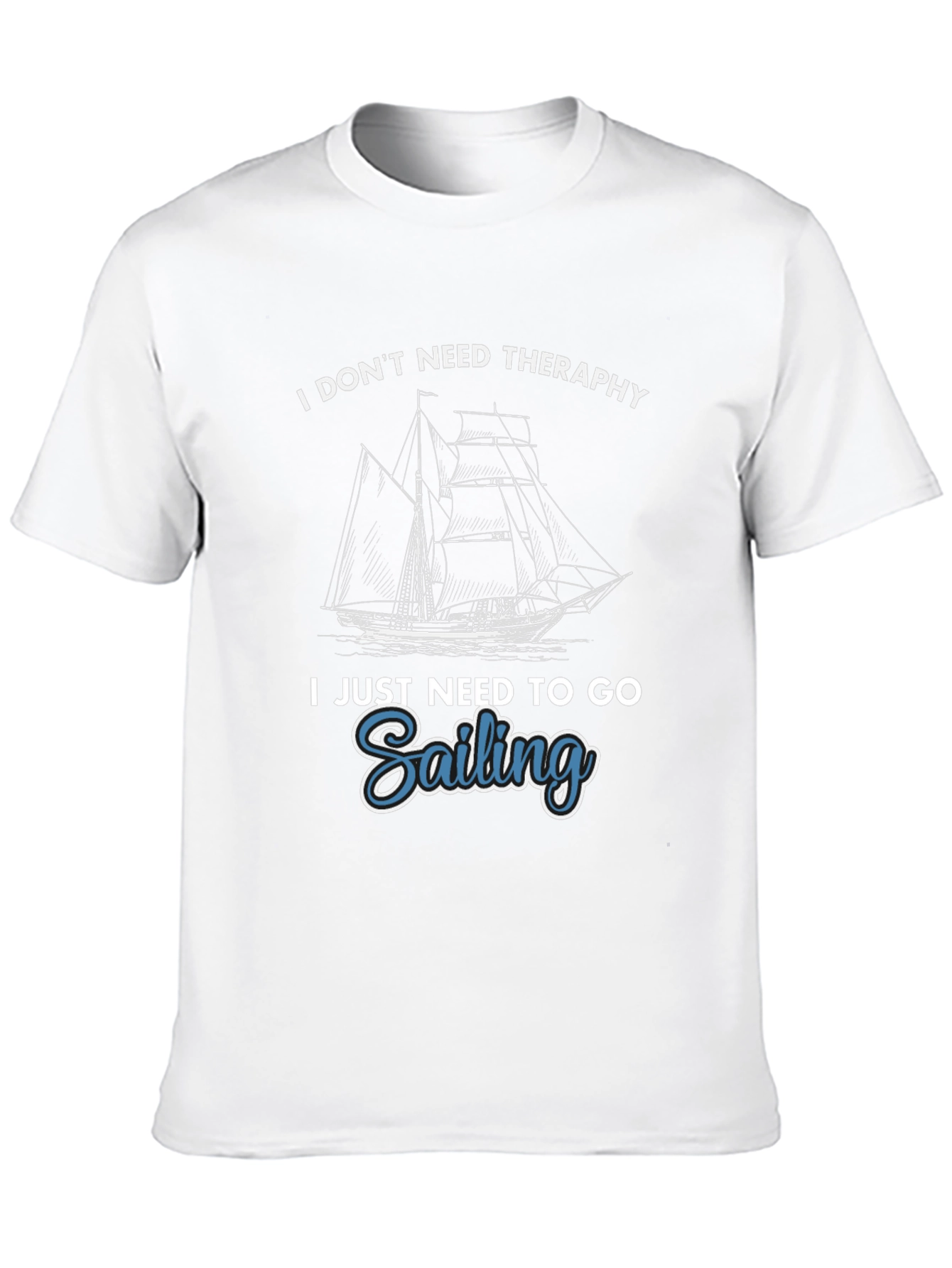Sailing Therapy T-Shirt - Ocean Lover Tee