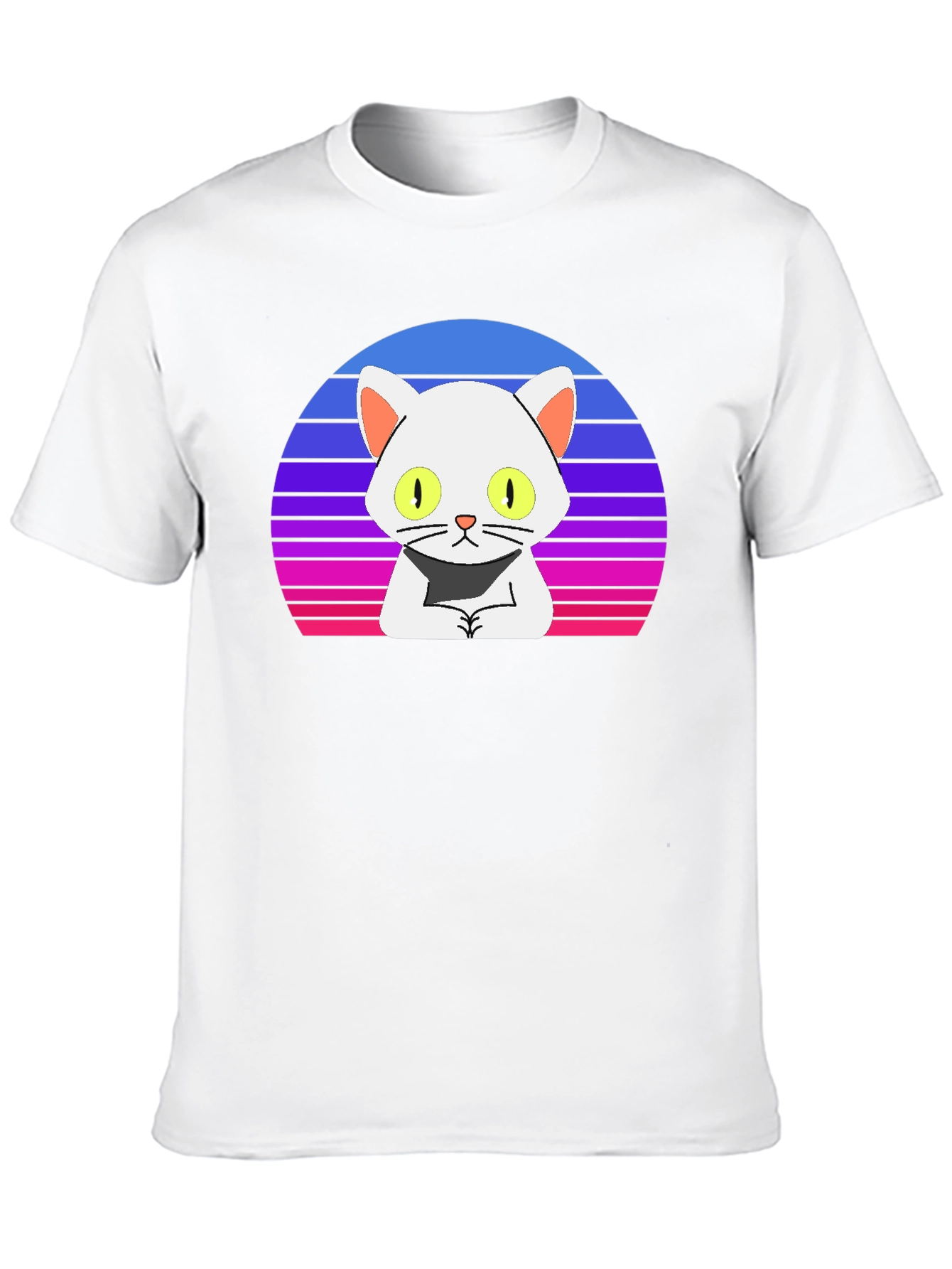 Retro Cat T-Shirt - Cool Cartoon Design