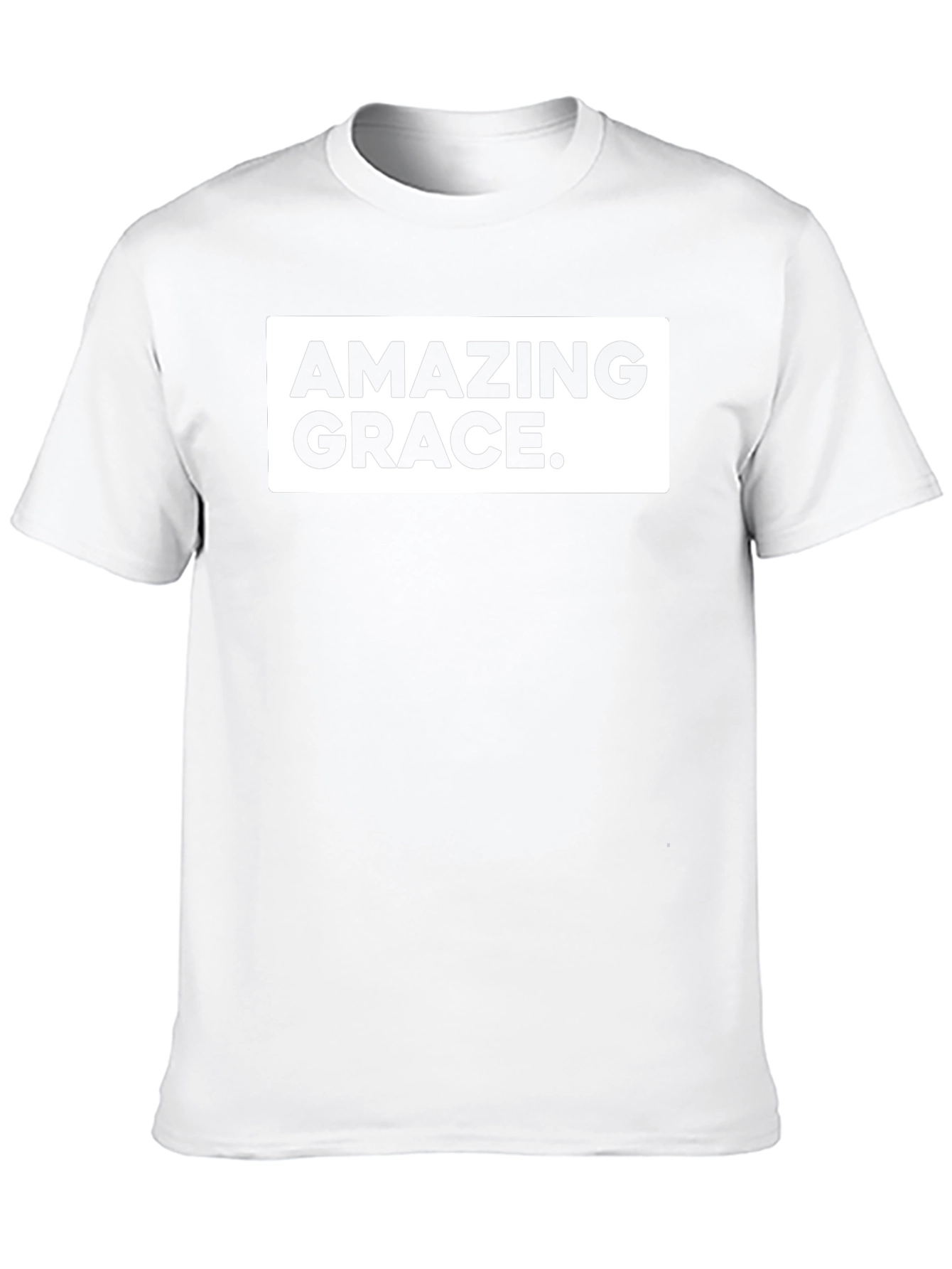 Amazing Grace Black Tee - Classic Design