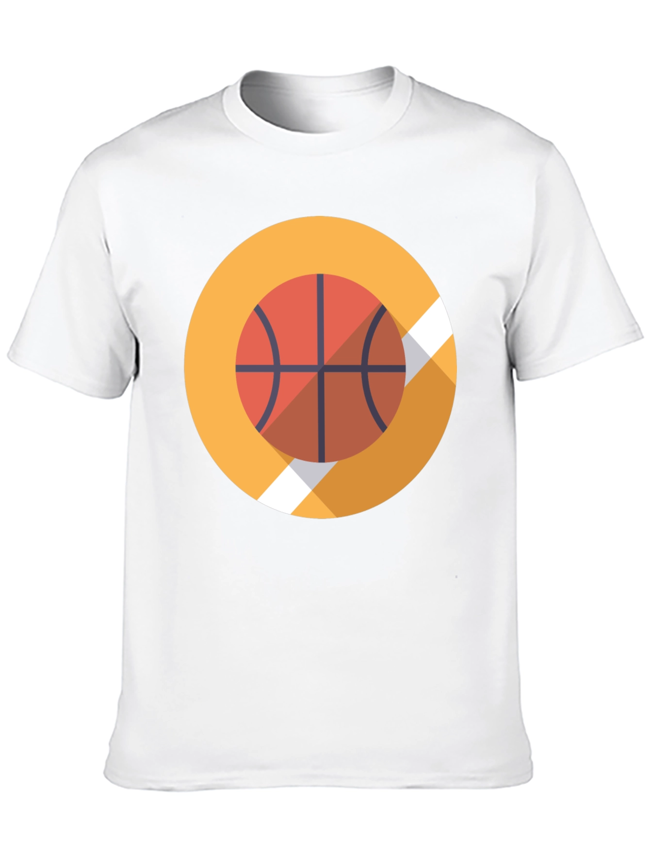 Basketball Graphic Tee - Stylish Black Cotton T-Shirt