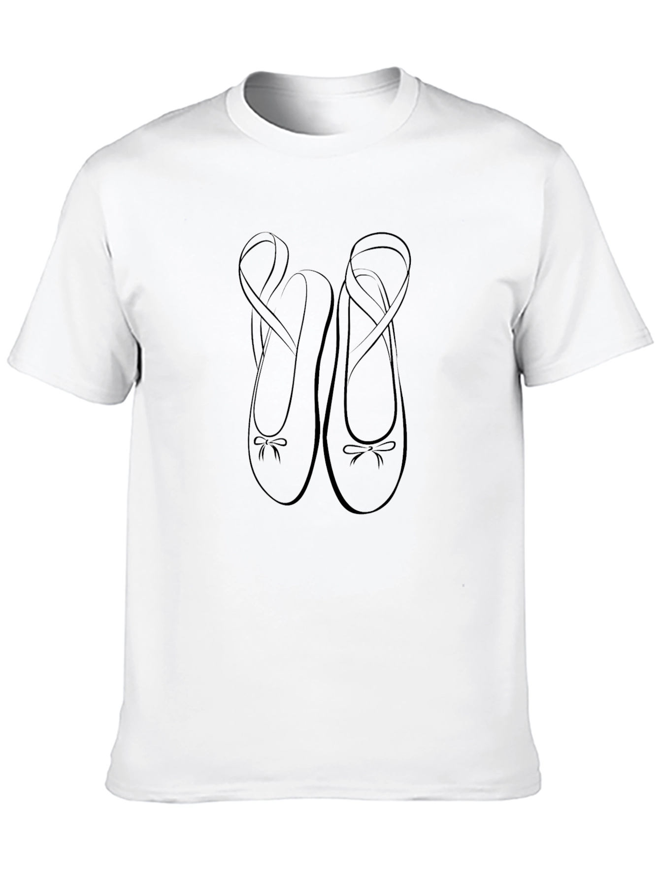 Ballet Shoe Graphic Tee - Black