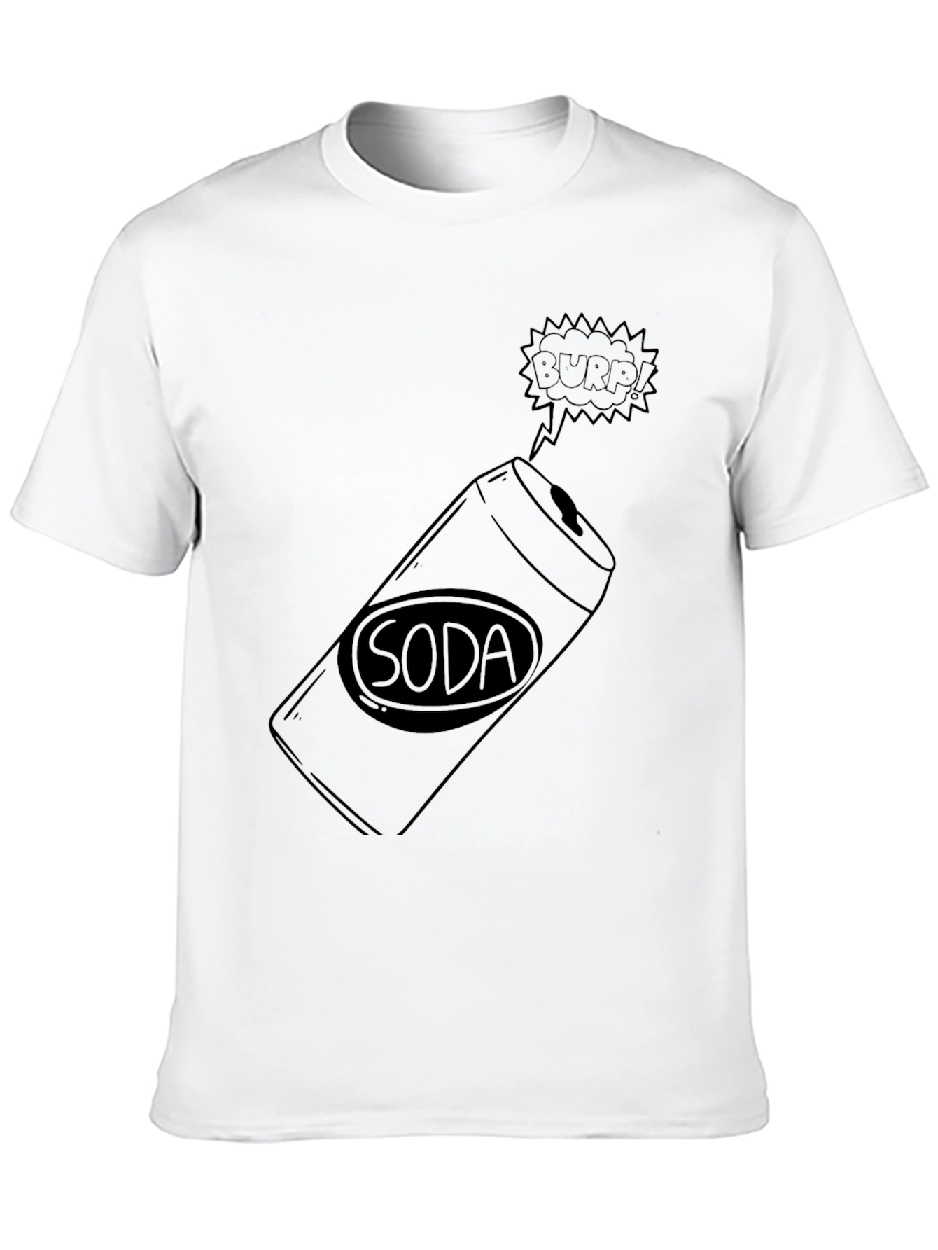 Soda Burp Black T-Shirt