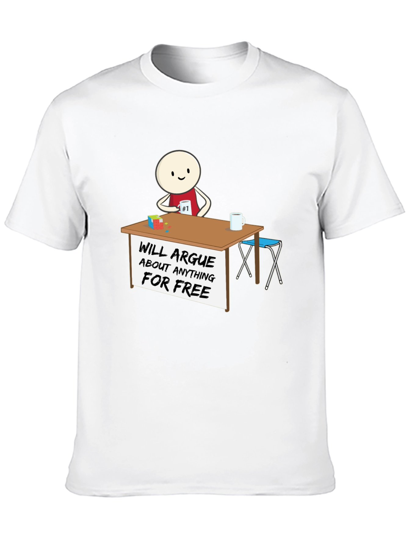 Arguing T-Shirt: Funny Cartoon Graphic Tee