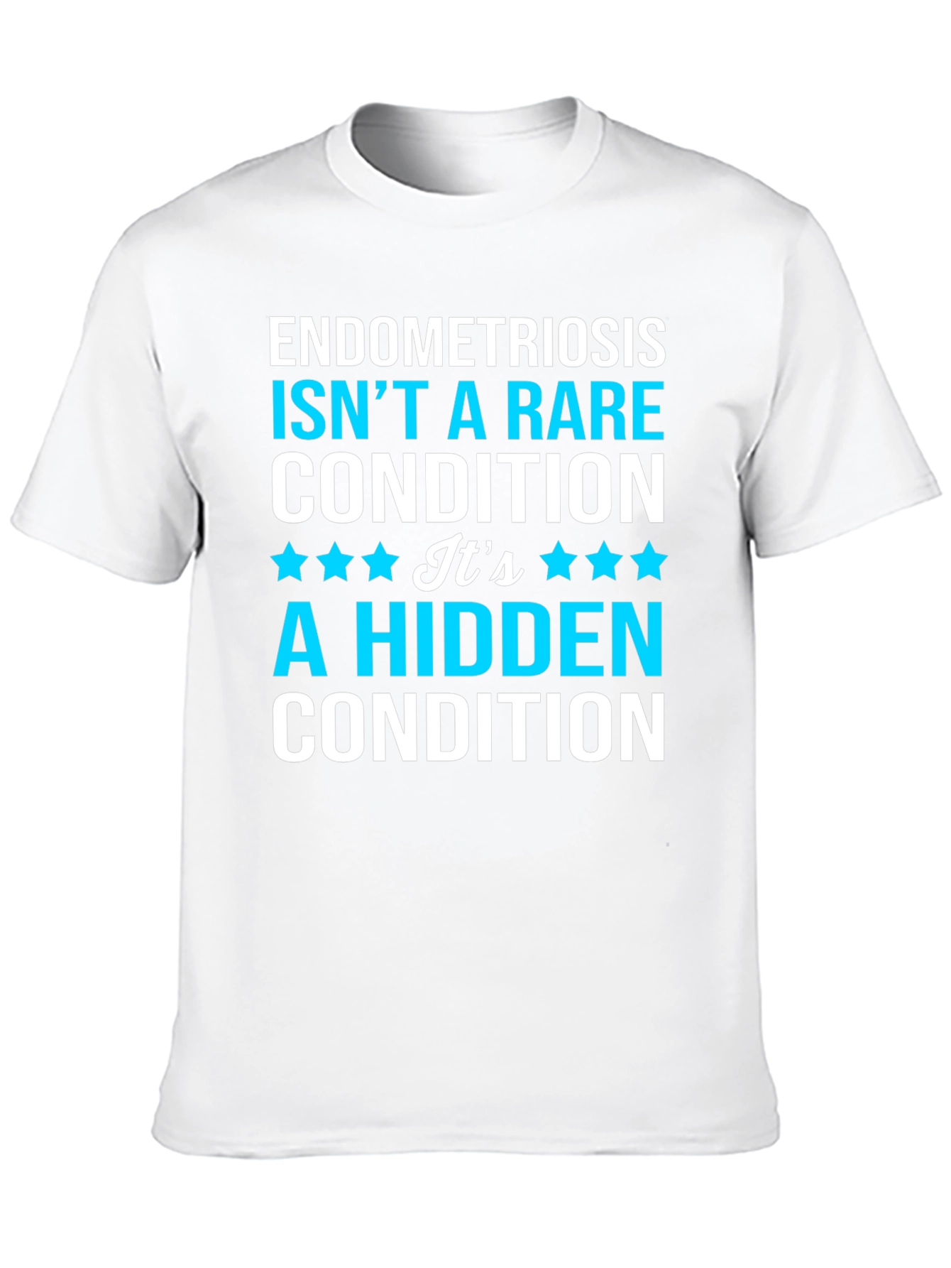 Endometriosis Awareness T-Shirt - Hidden Condition Tee