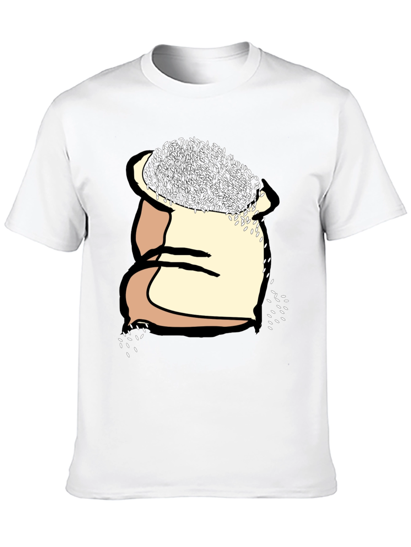 Rice Sack Graphic T-Shirt: Cool Casual Tee