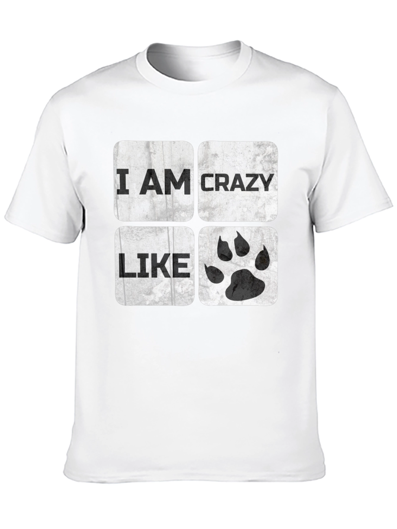Crazy Like T-Shirt | Funny Animal Paw Tee