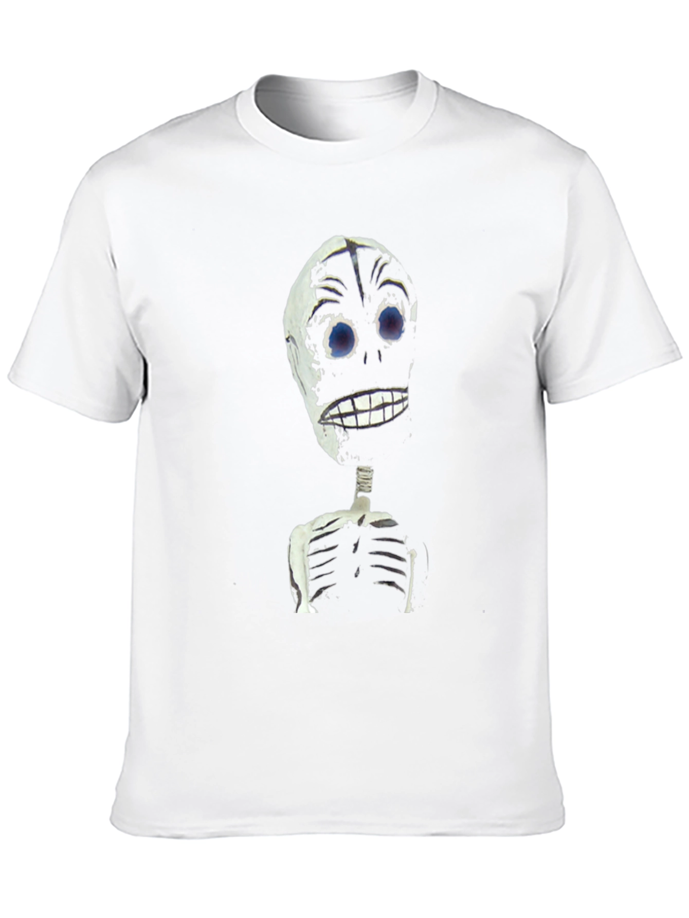 Skeleton Graphic Tee - Creepy Cool Black T-Shirt