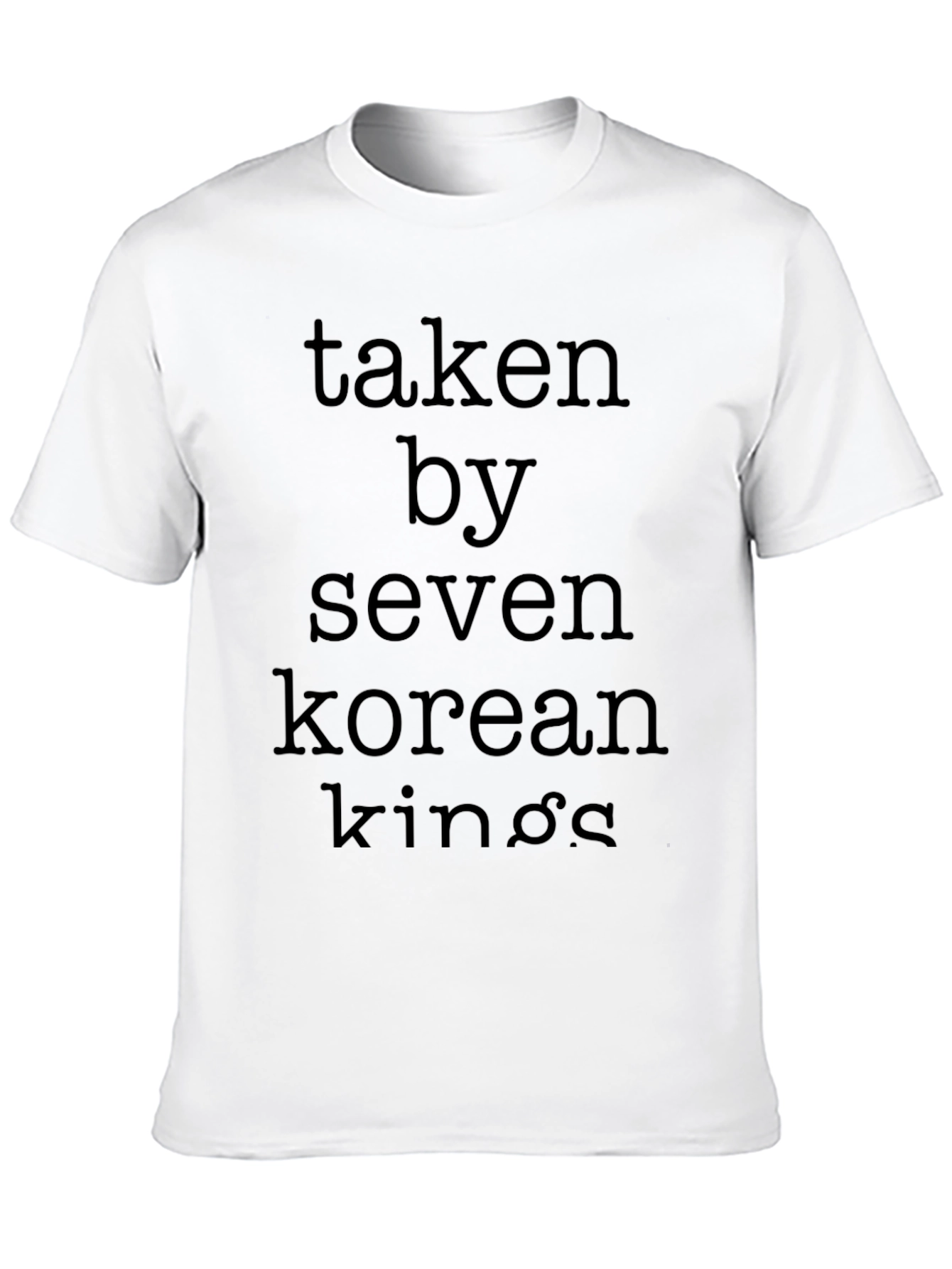 Taken by Seven Korean Kings Black T-Shirt