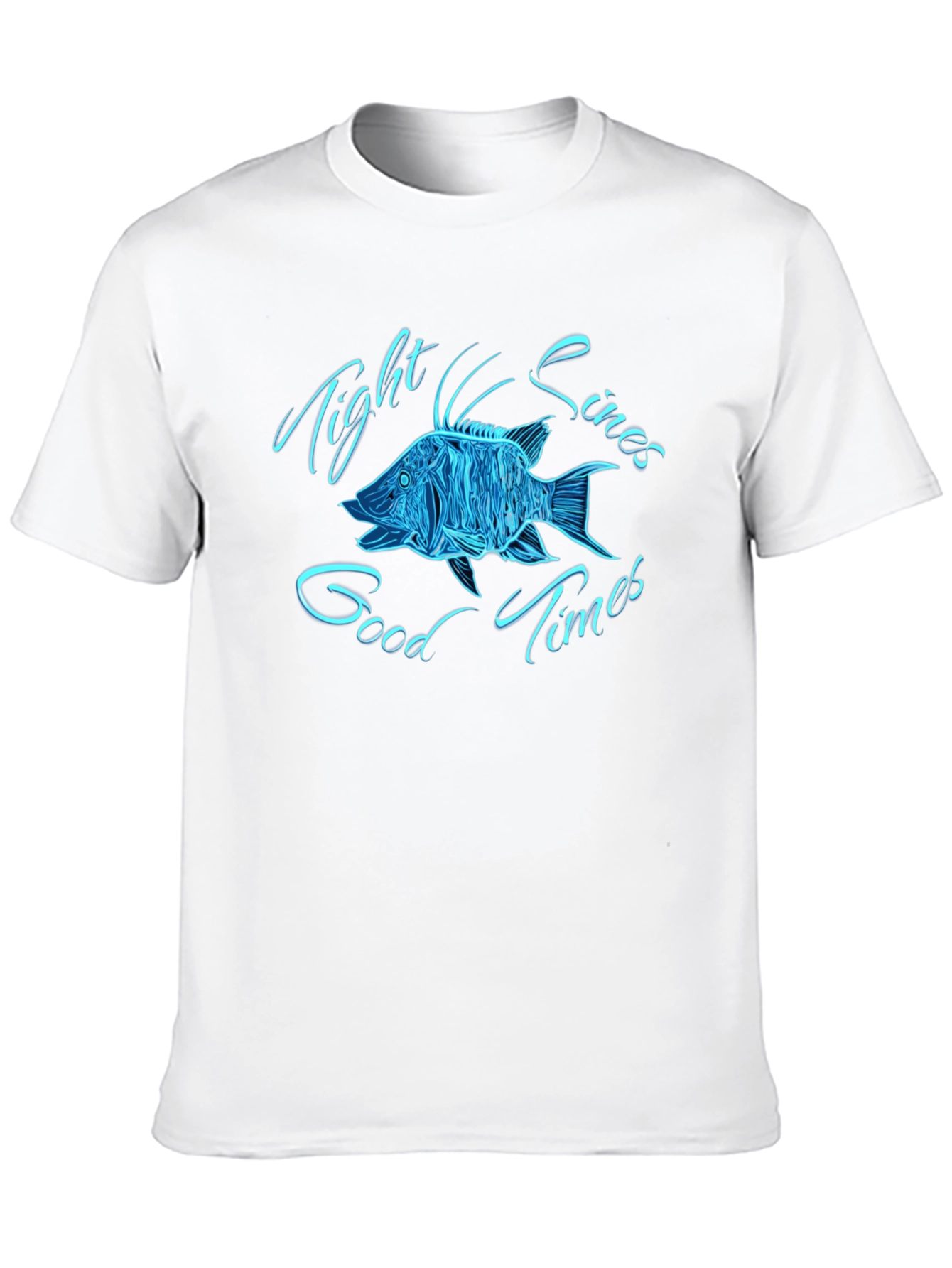 Tight Lines Good Times Fish Graphic Tee