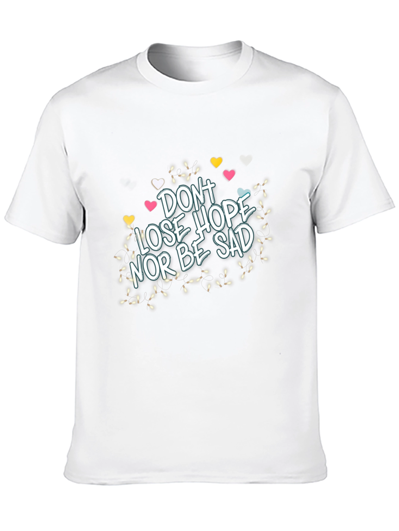 Dont Lose Hope Graphic Tee - Inspiring Black T-Shirt