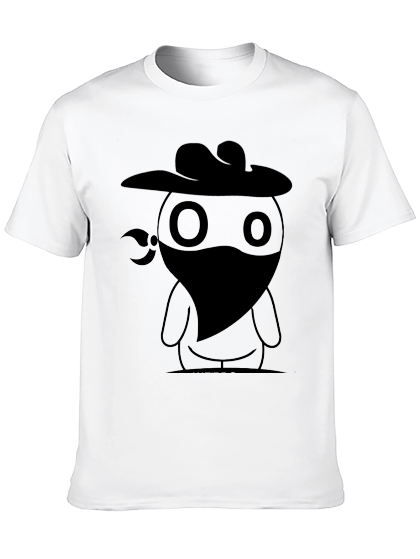 Cowboy Bandit Graphic Tee - Cool Black T-Shirt
