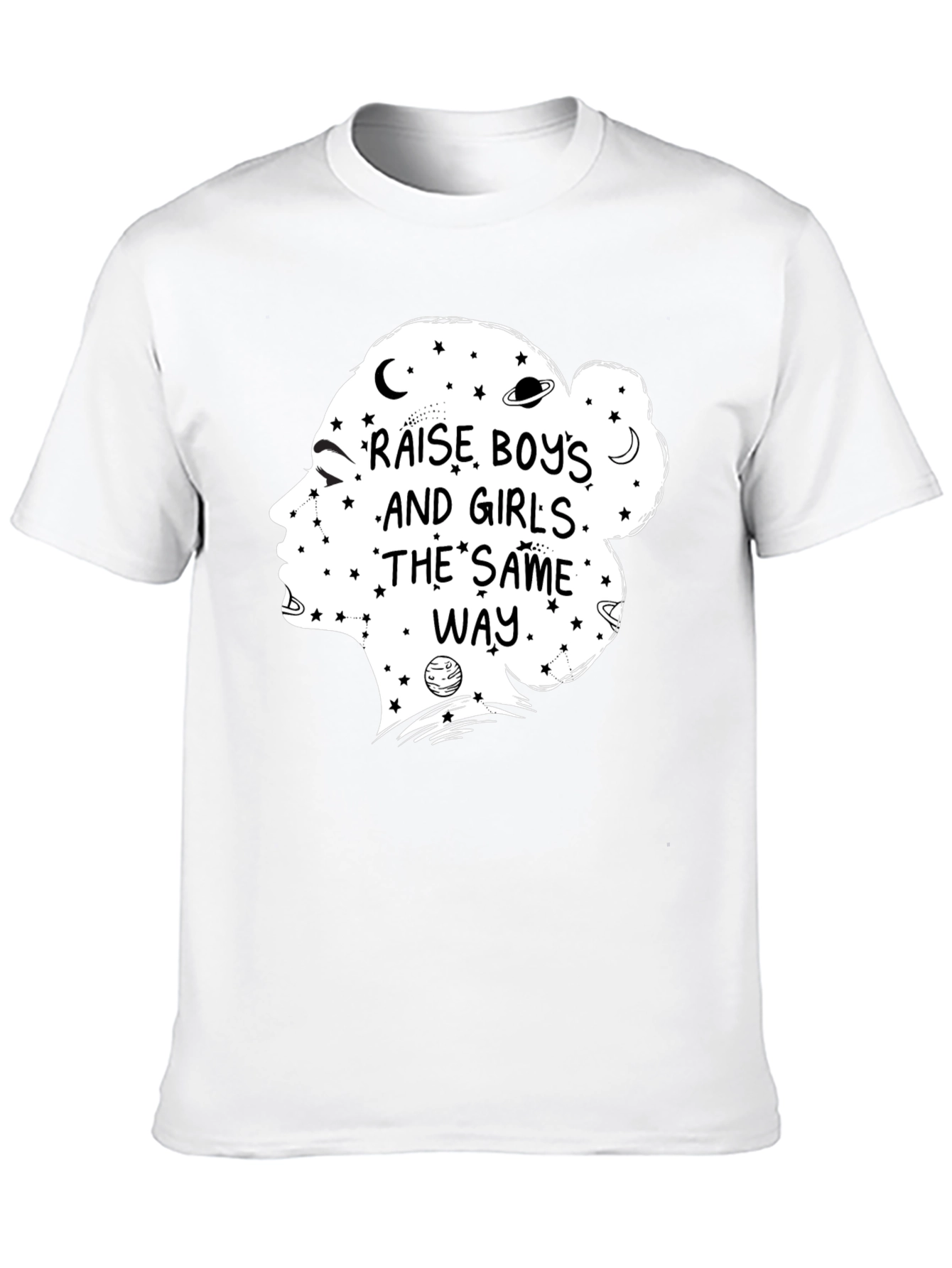 Raise Boys and Girls the Same Way Graphic Tee