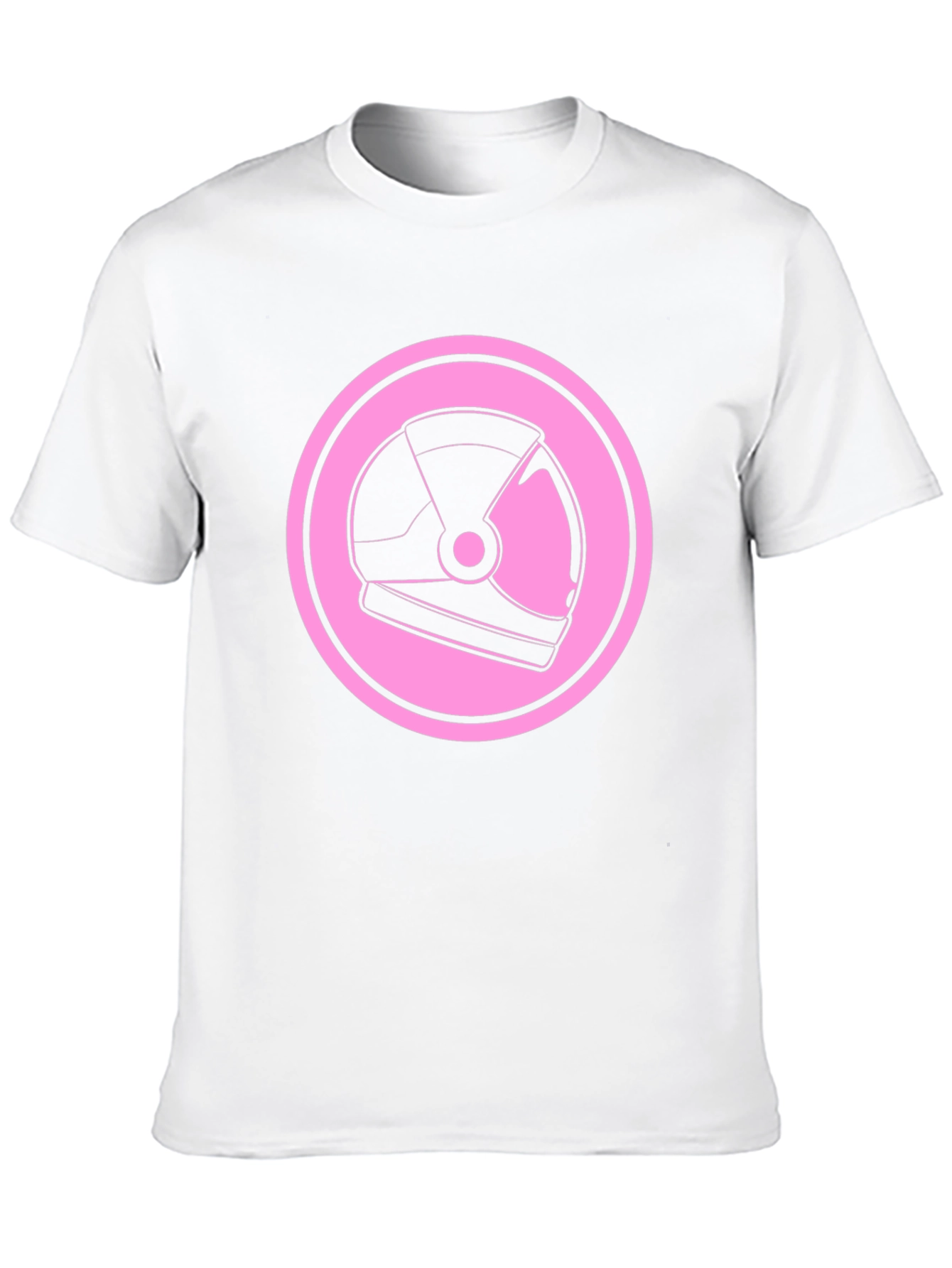 Astronaut Helmet Graphic Tee - Black