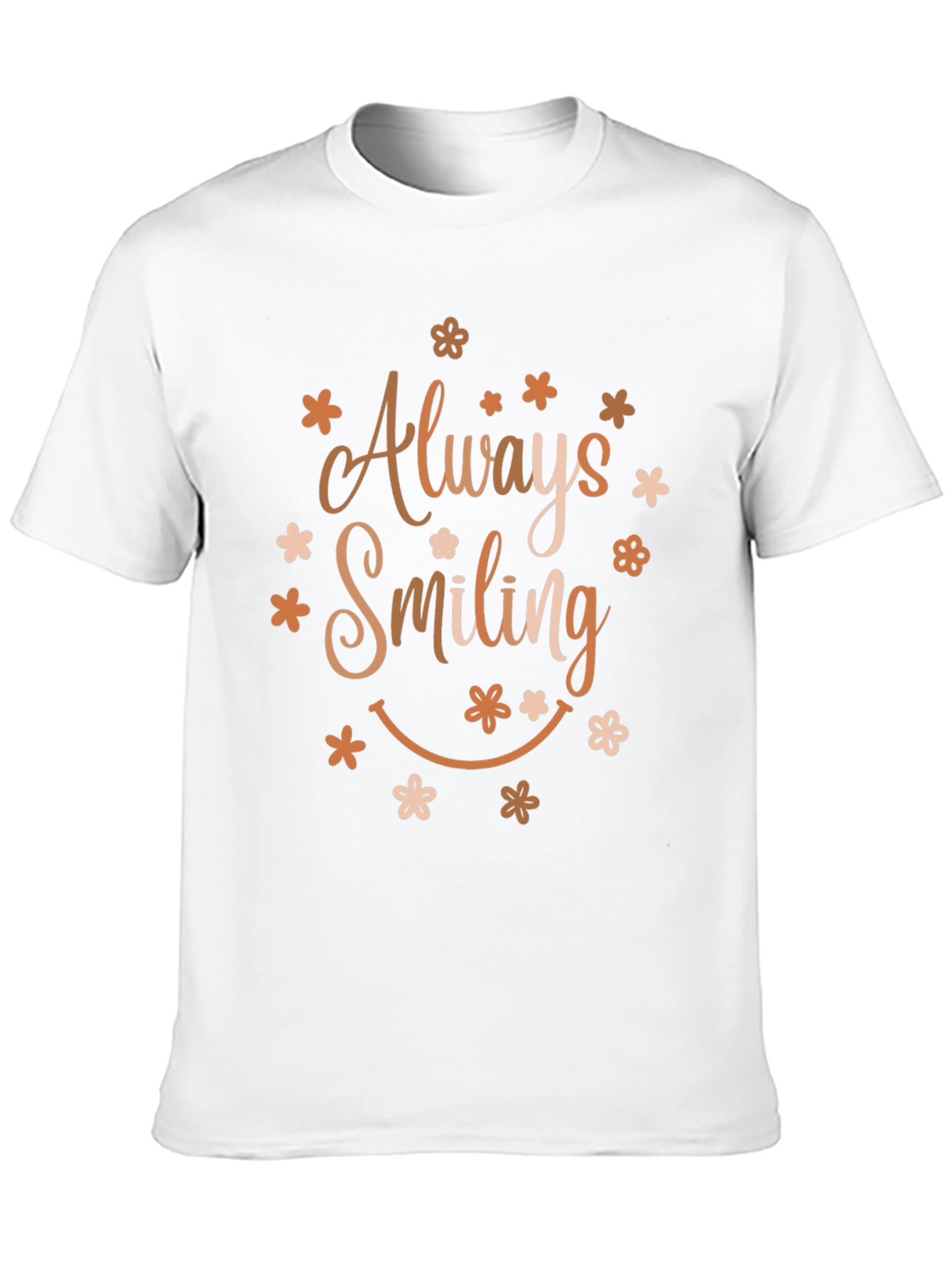 Always Smiling Graphic Print T-Shirt
