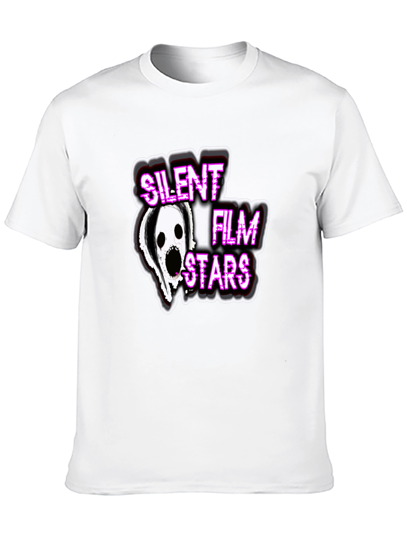 Silent Film Stars Graphic Tee - Black