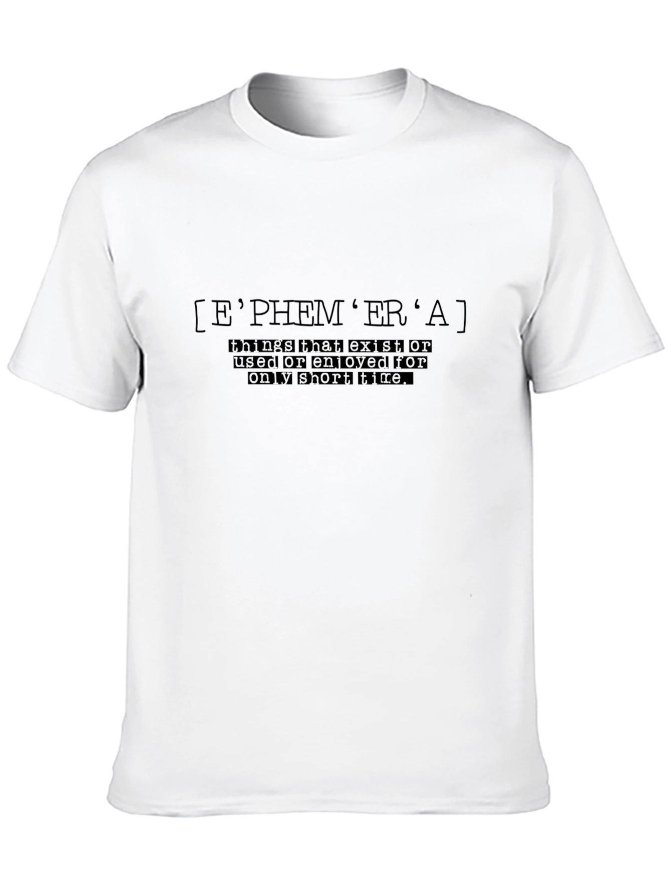 Ephemera Definition Graphic Tee - Black