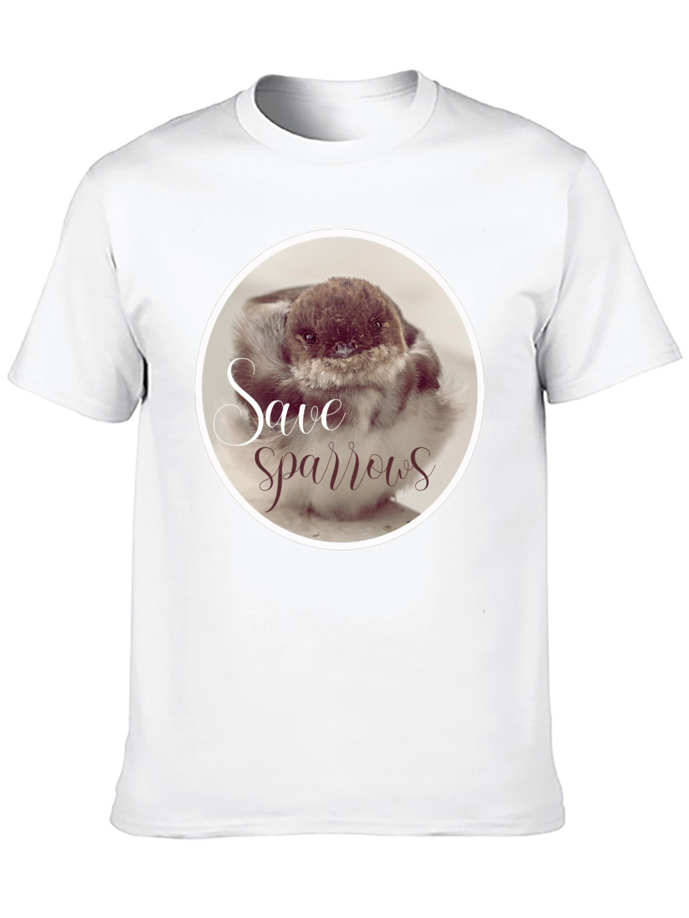 Save Sparrows Black Graphic Tee