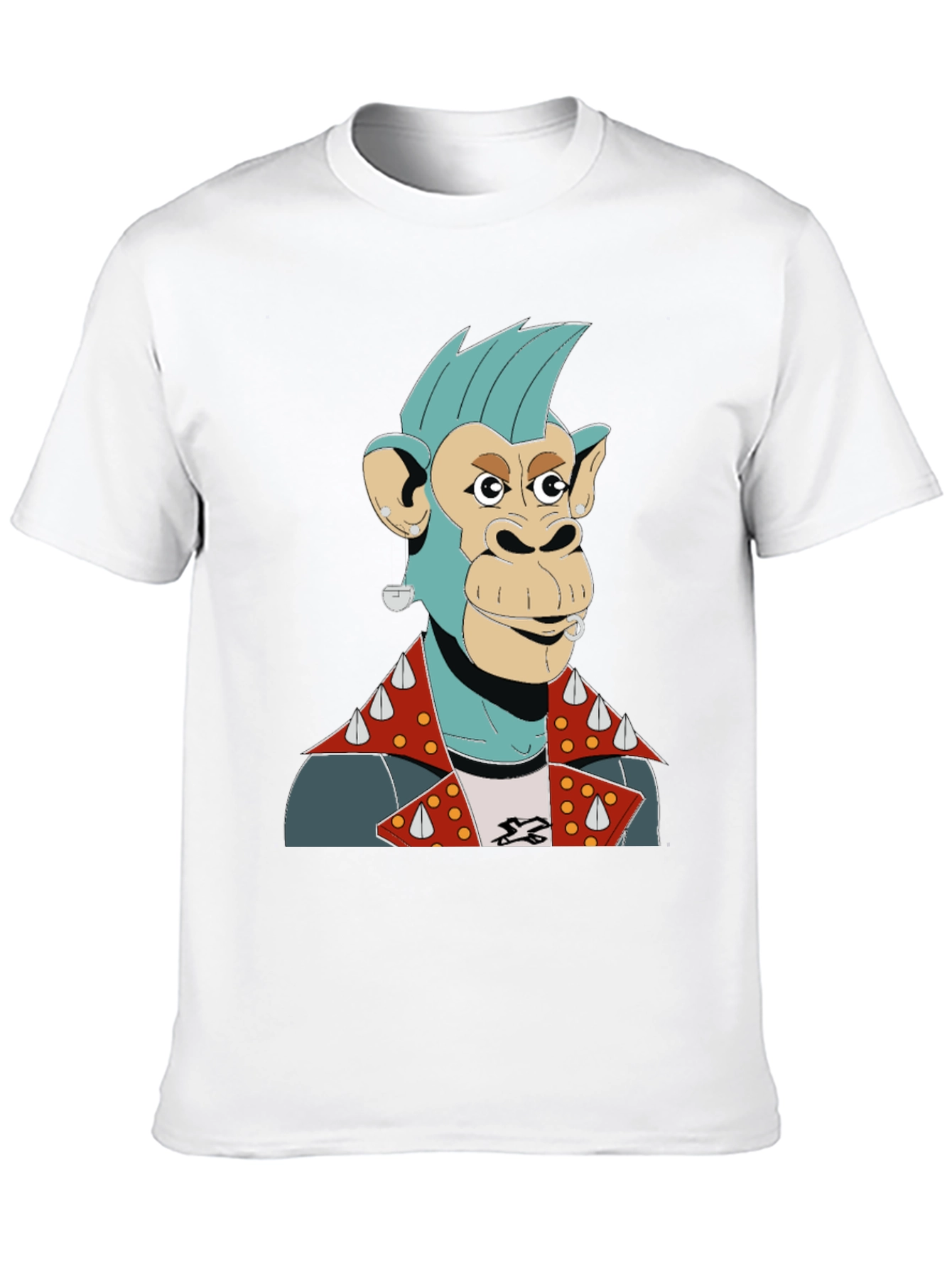 Punk Ape Graphic Tee - Unique Mens T-Shirt