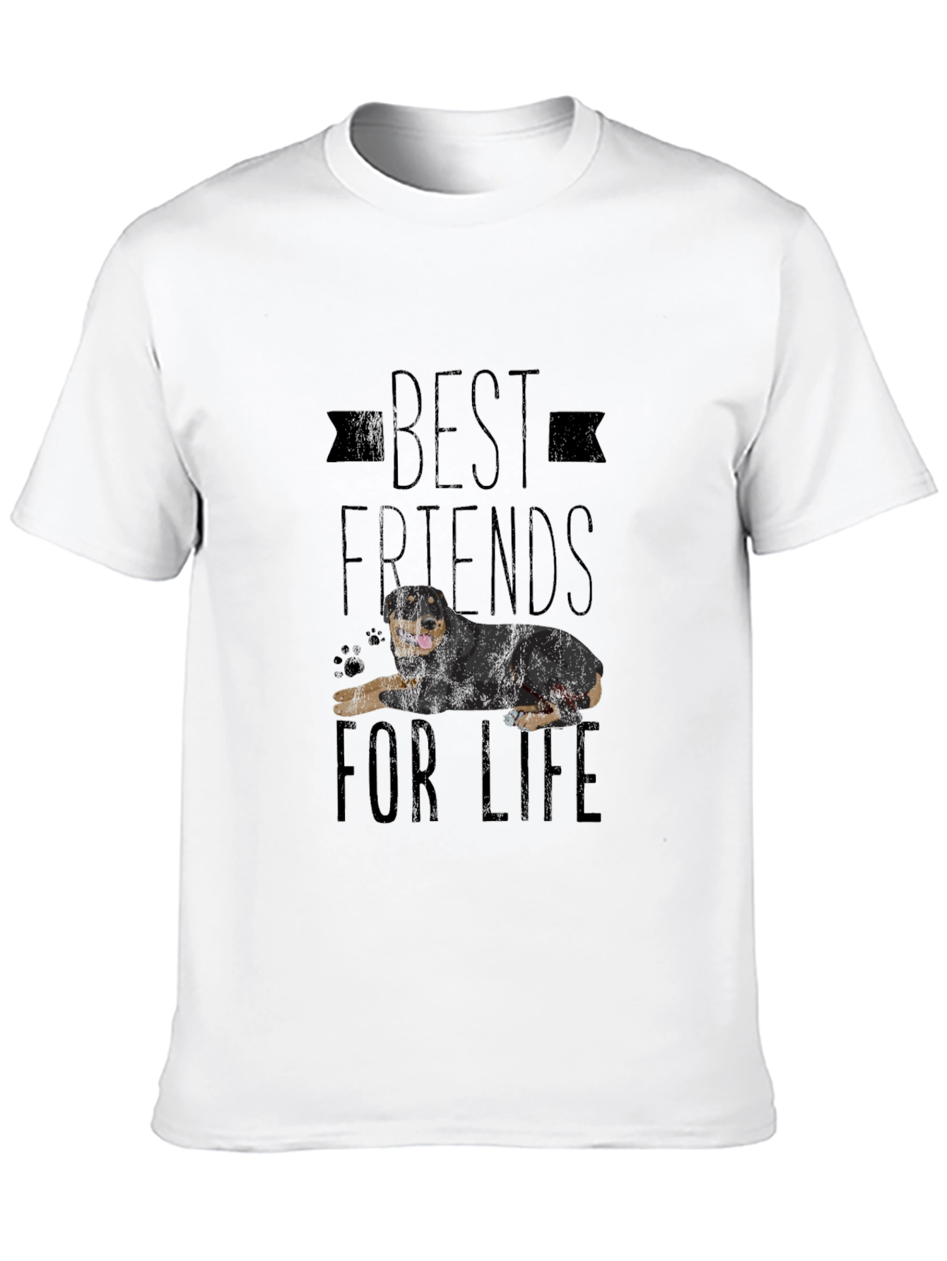 Best Friends For Life Rottweiler T-Shirt