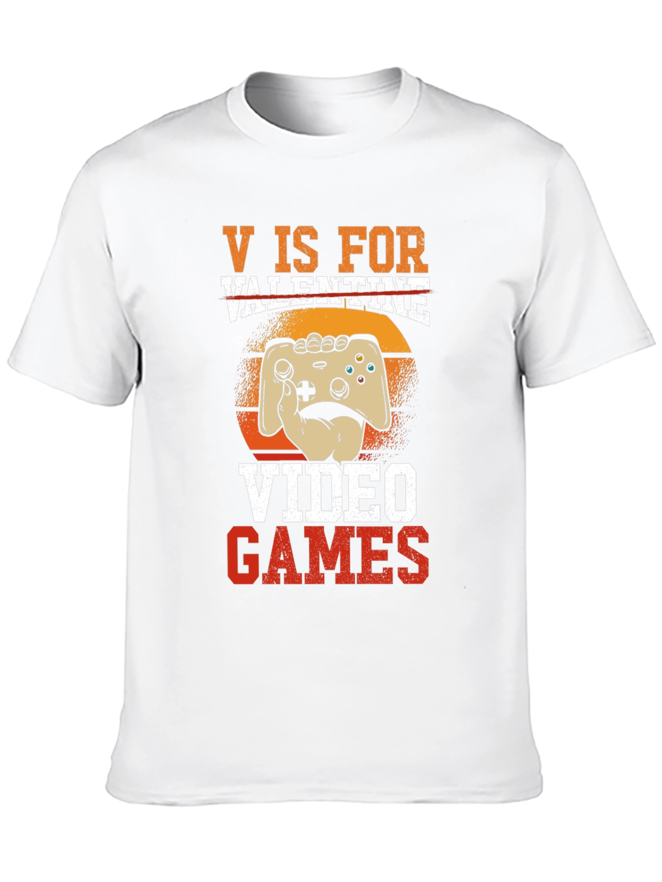 V is for Valentine Video Games T-Shirt