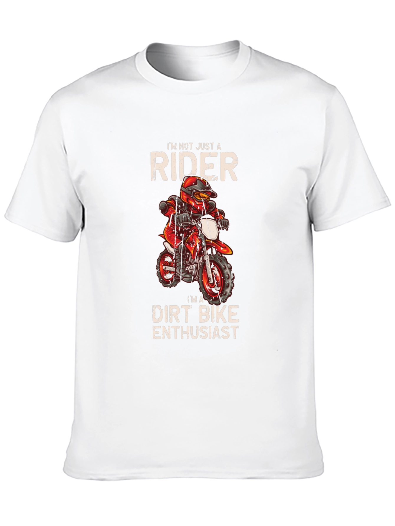 Dirt Bike Enthusiast Graphic T-Shirt
