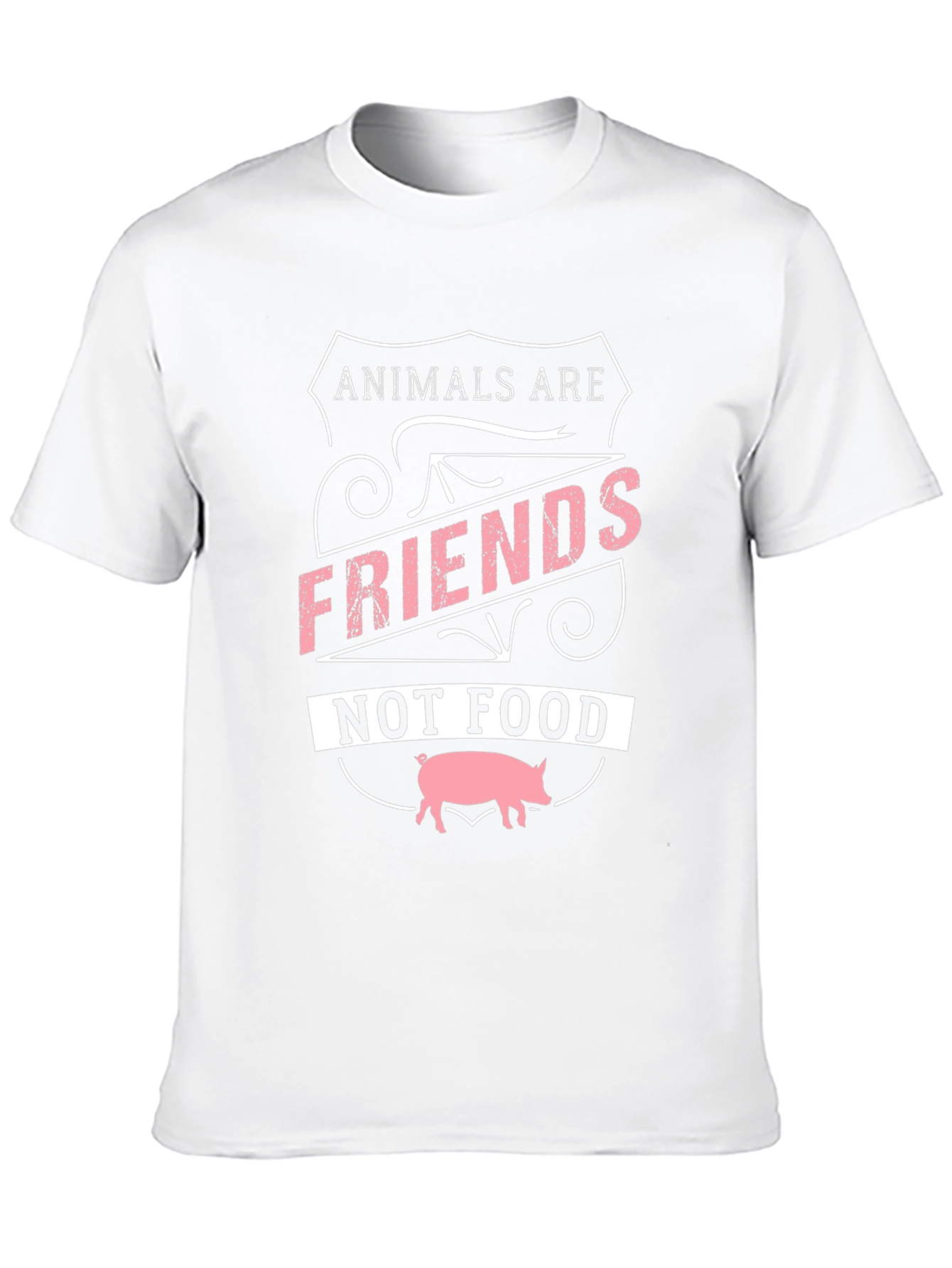 Animals are Friends T-Shirt Vegan Tee