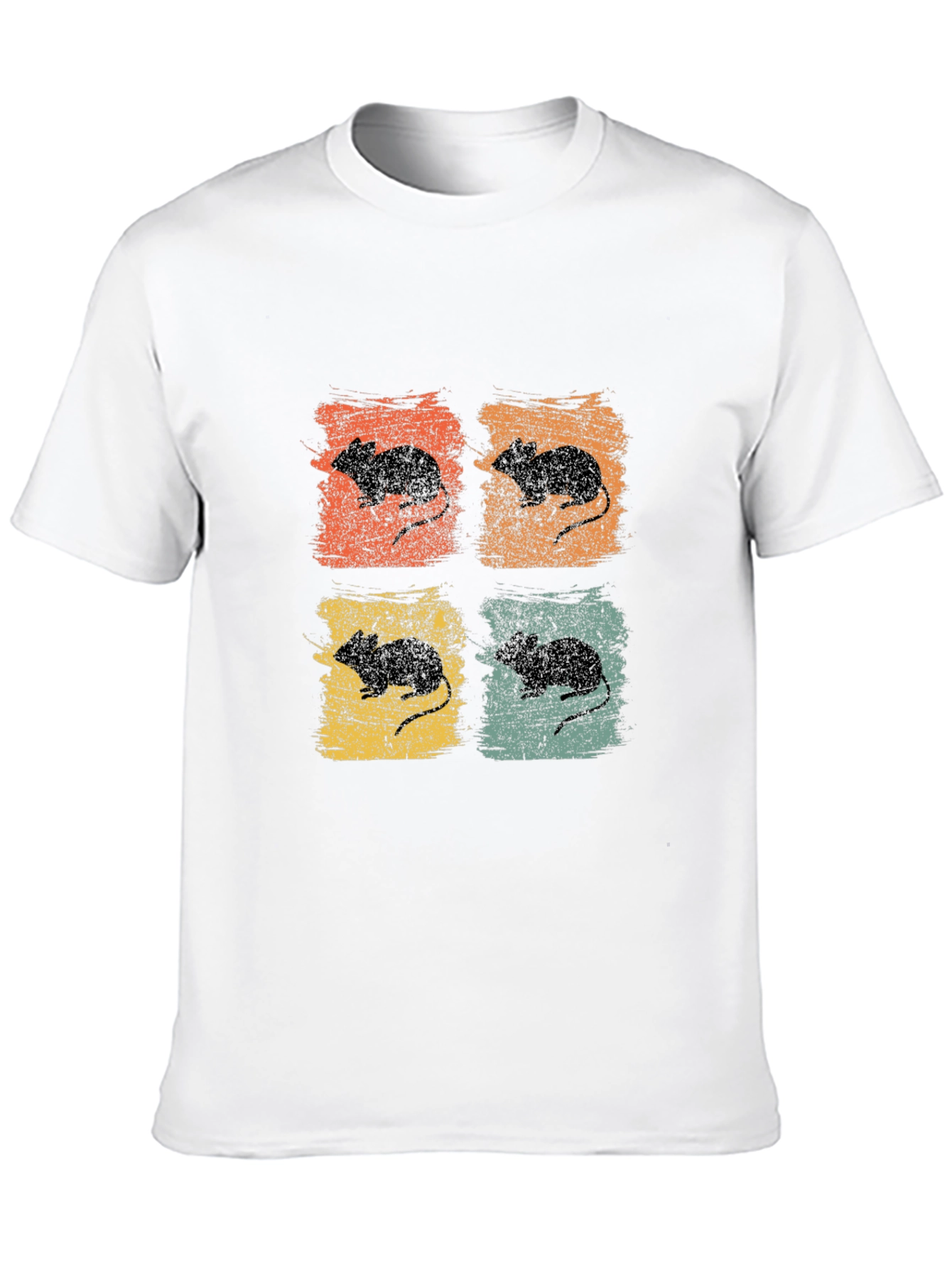 Retro Mouse Graphic Tee - Pop Art Style