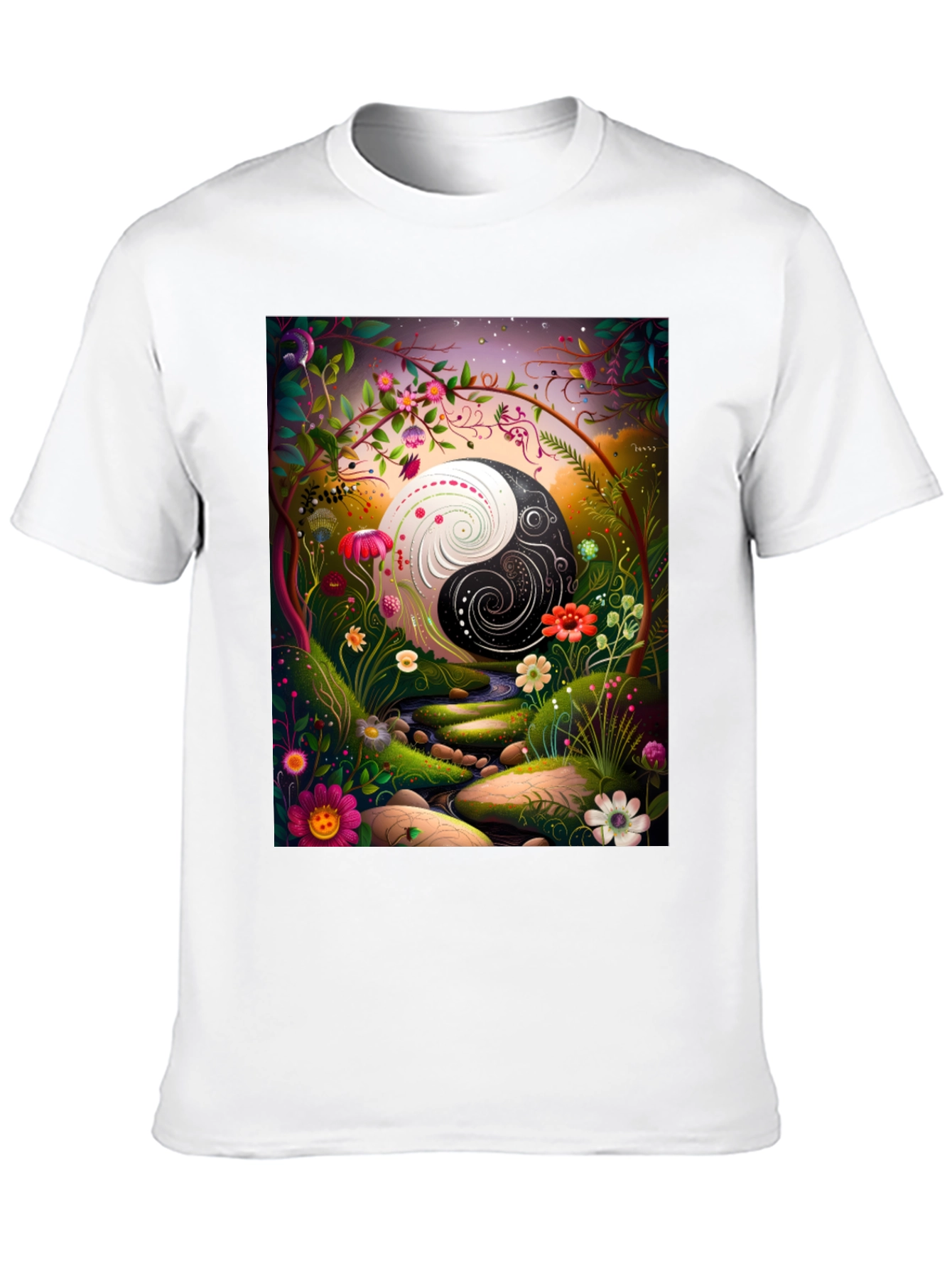 Yin Yang Garden T-Shirt - Balance & Harmony