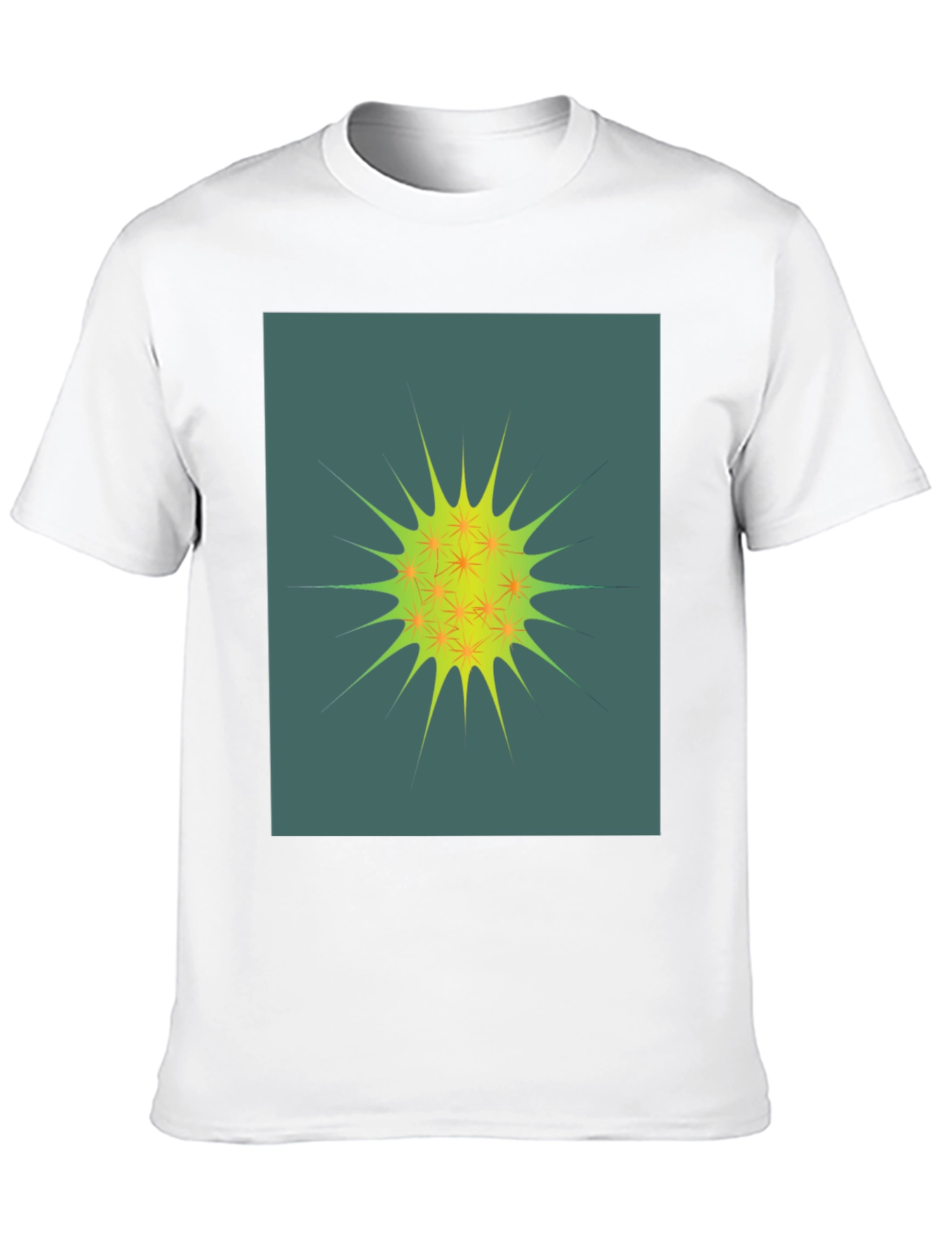 Abstract Graphic Print Crew Neck T-Shirt